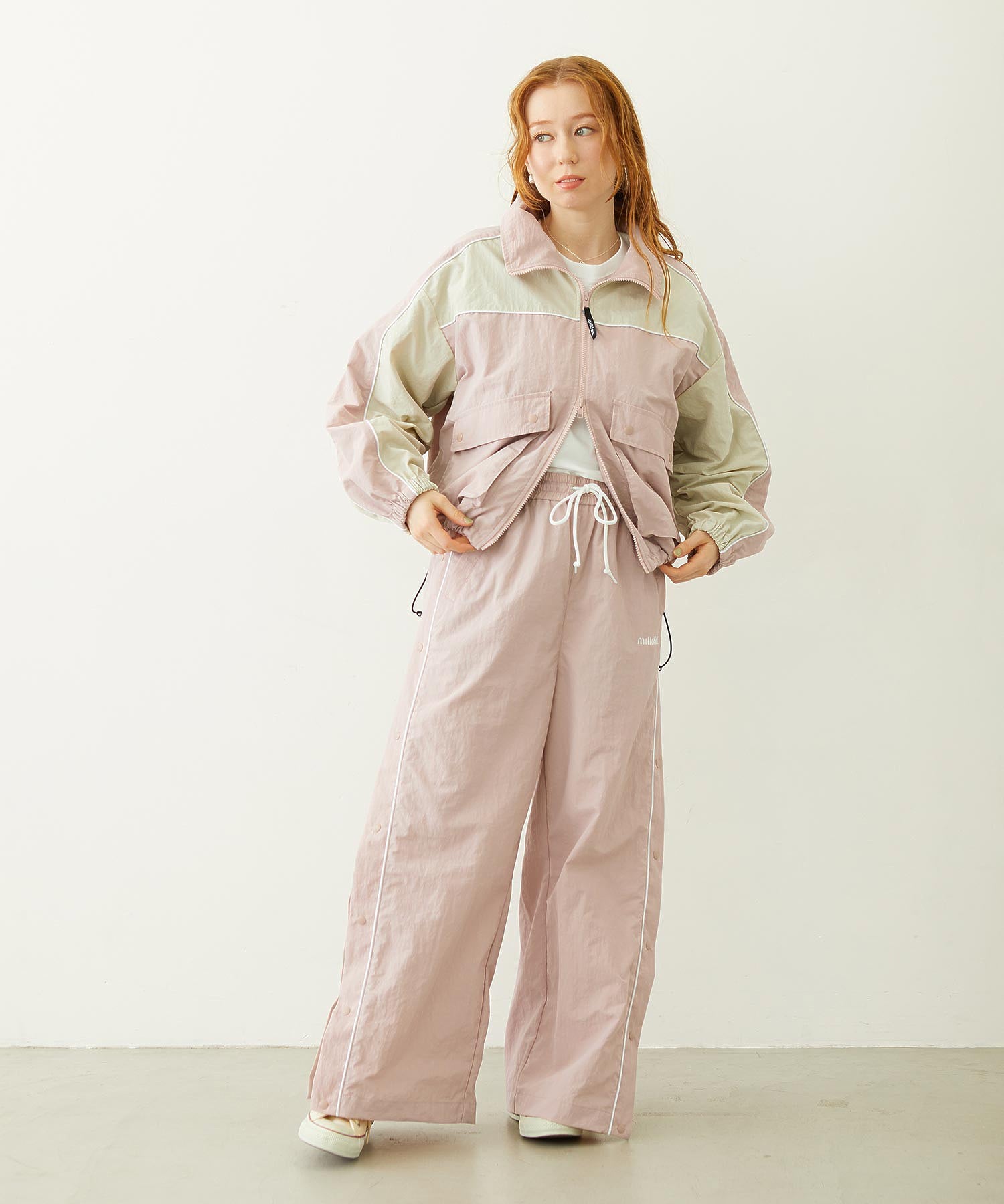 CUTOUT LOGO TRACK PANTS