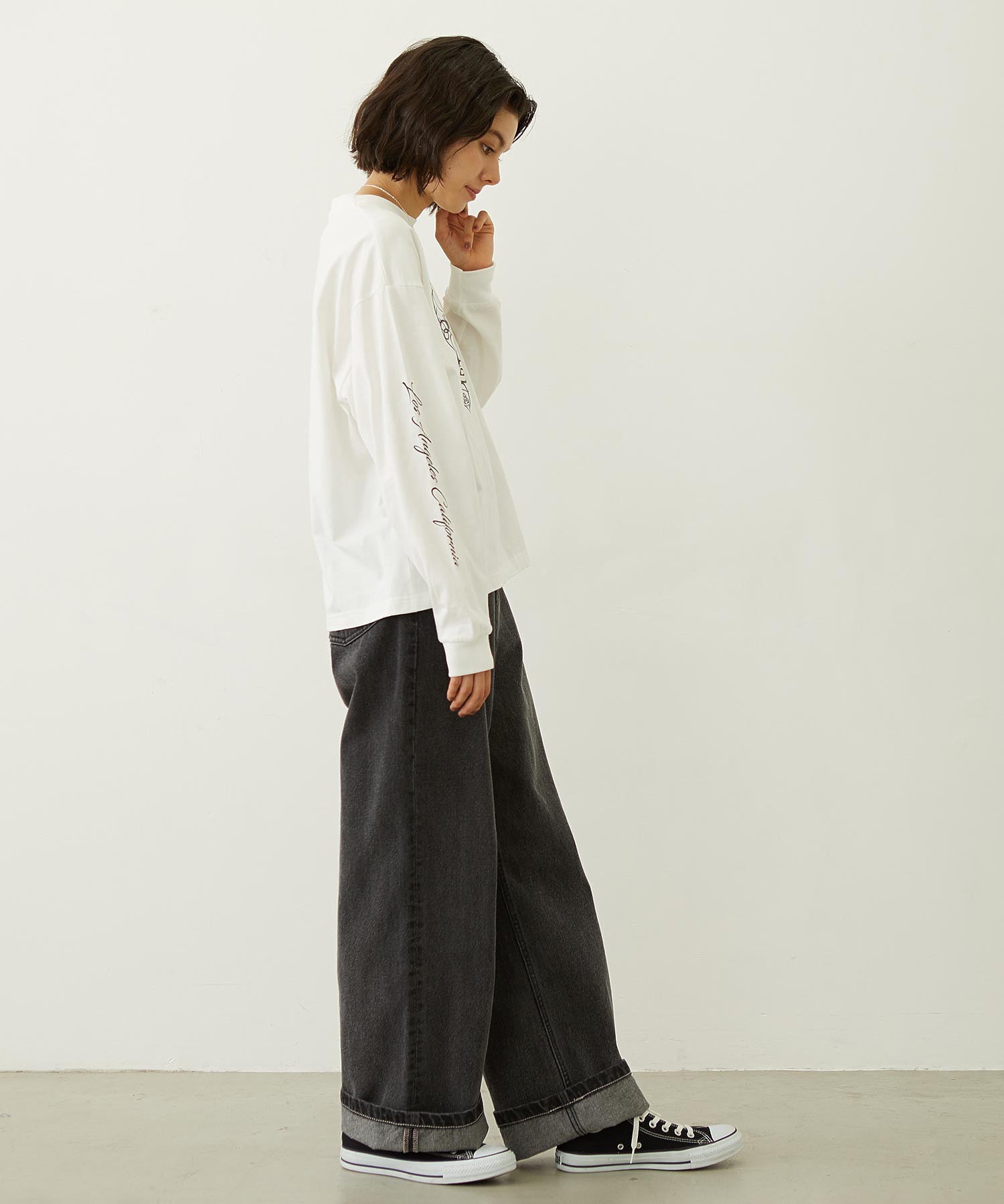 BOYFRIEND LOOSE DENIM PANTS