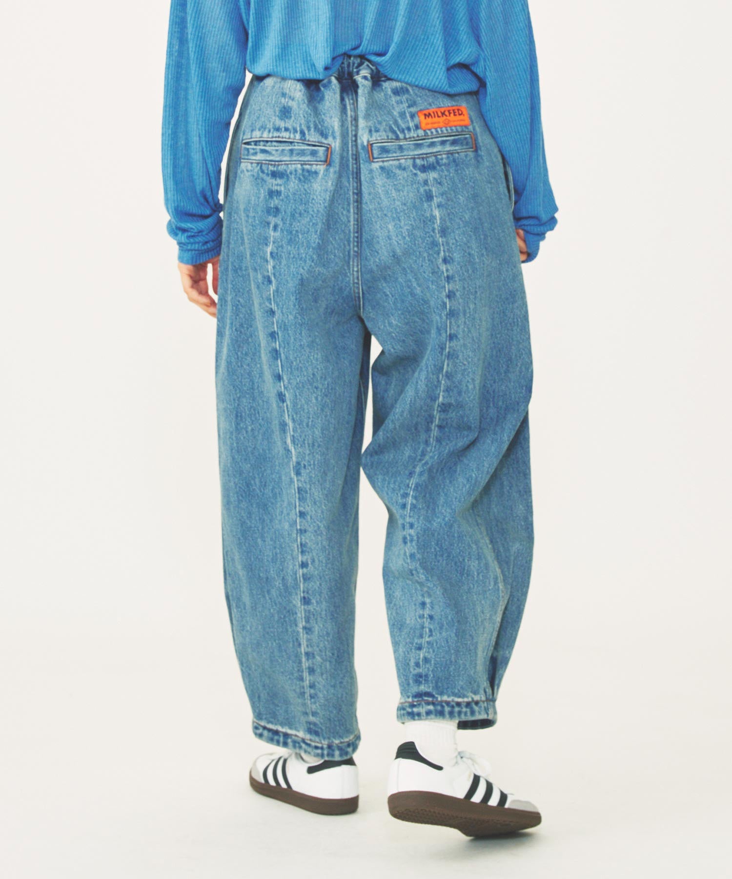 WIDE LEG BAGGY DENIM PANTS