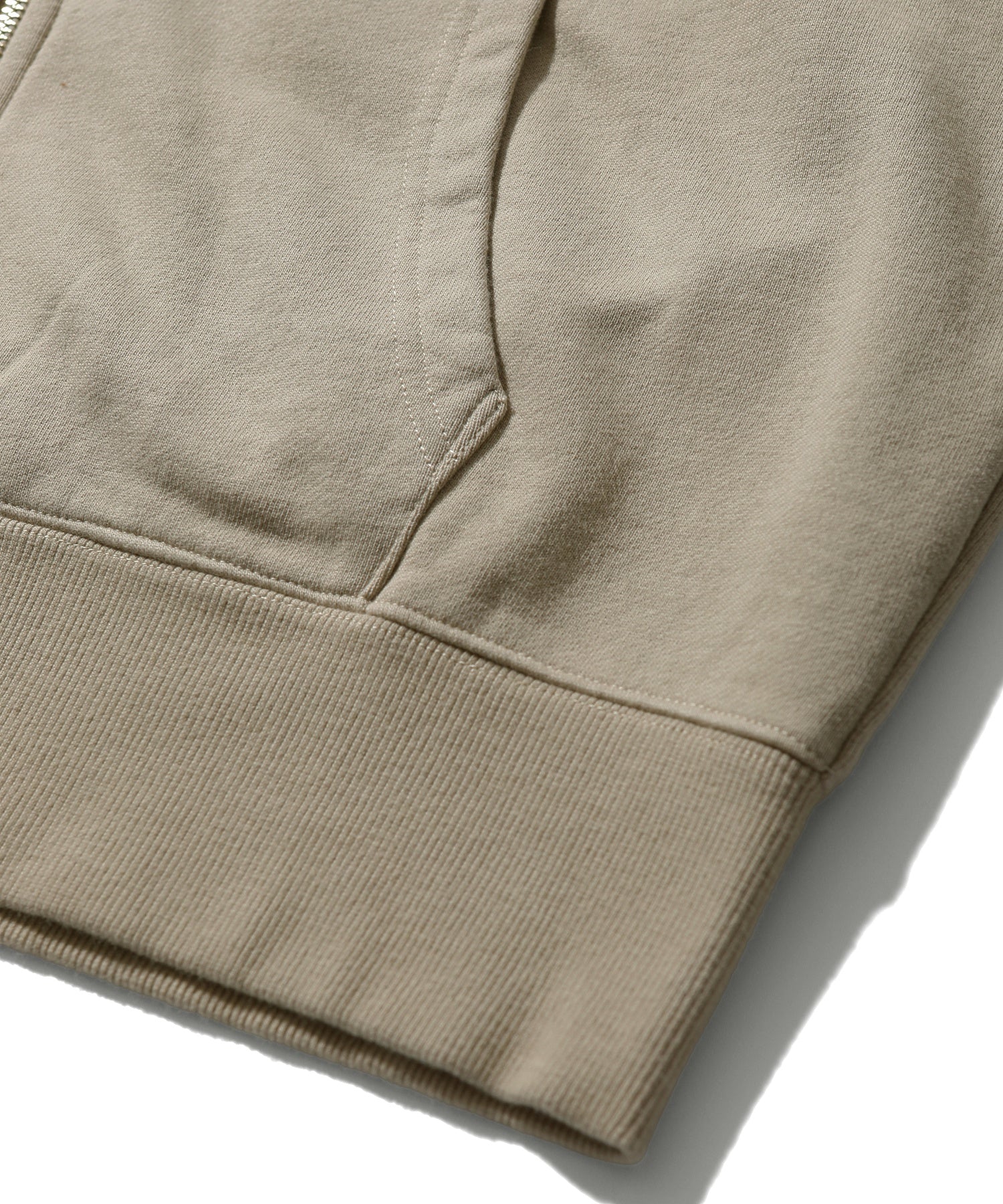 EMBROIDERED LOGO ZIP UP SWEAT HOODIE