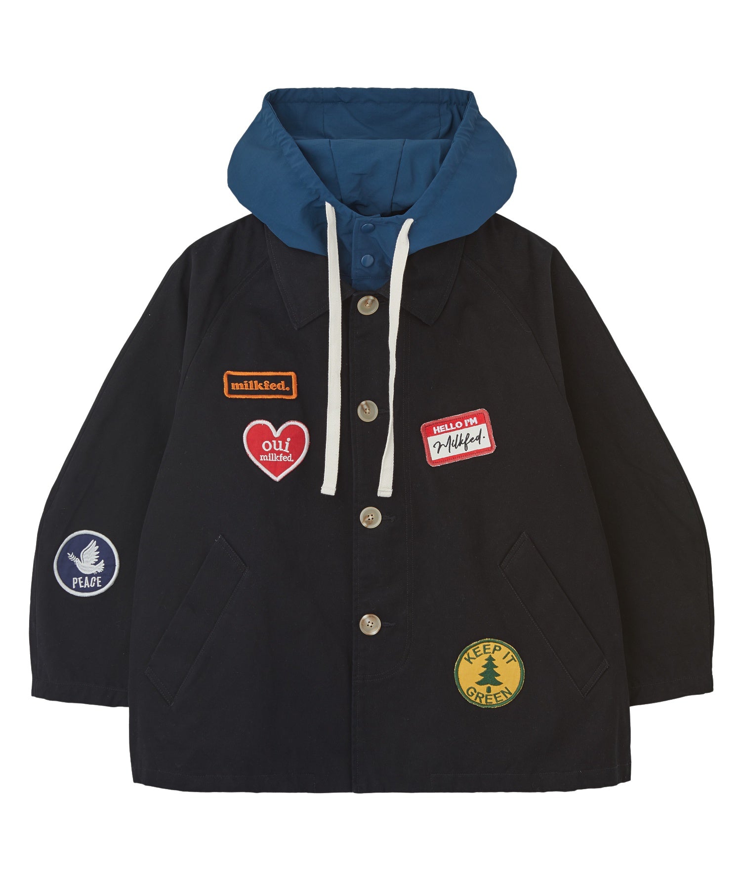 PATCH HOODED JACKET