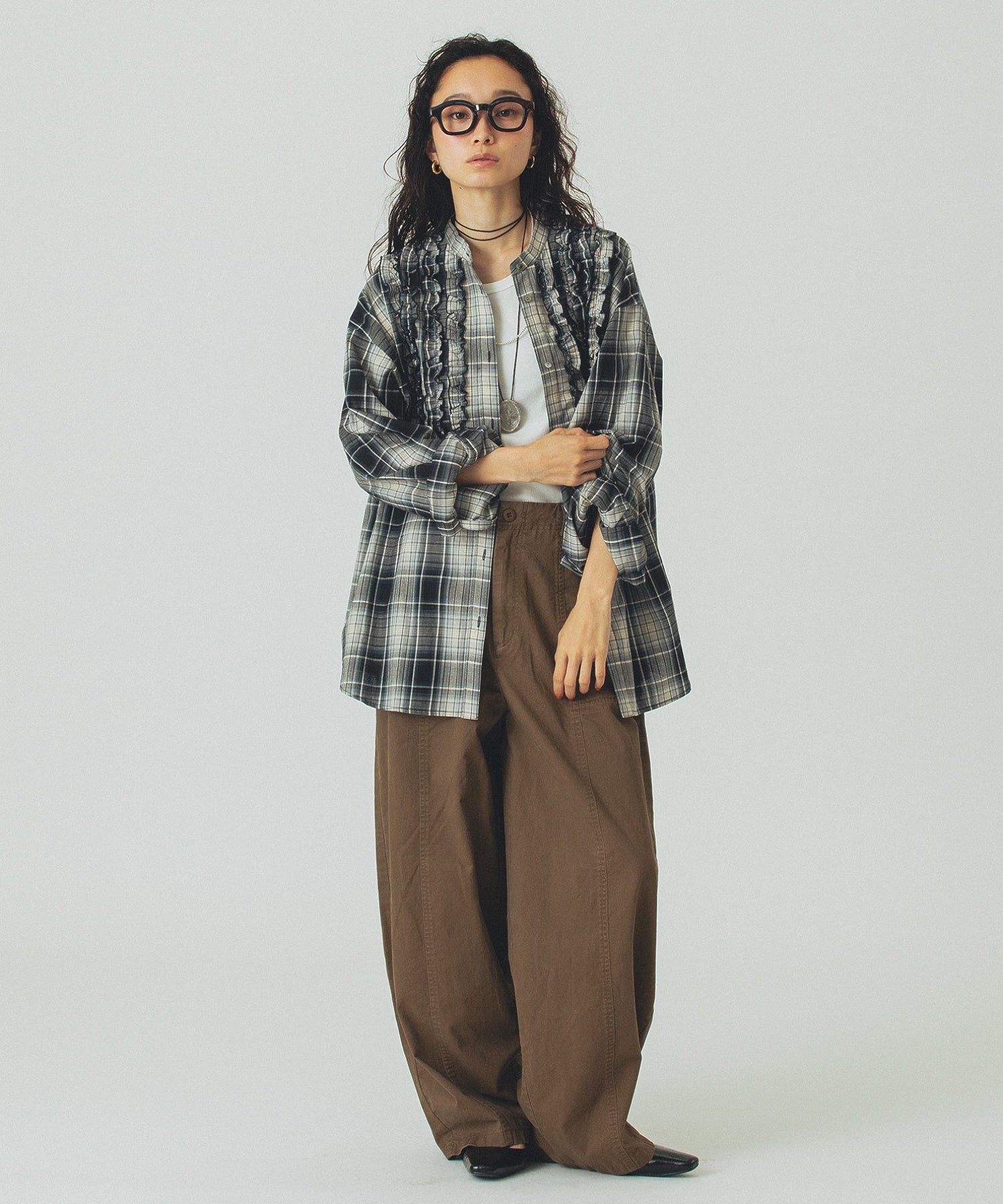 model:161cm 着用サイズ:M