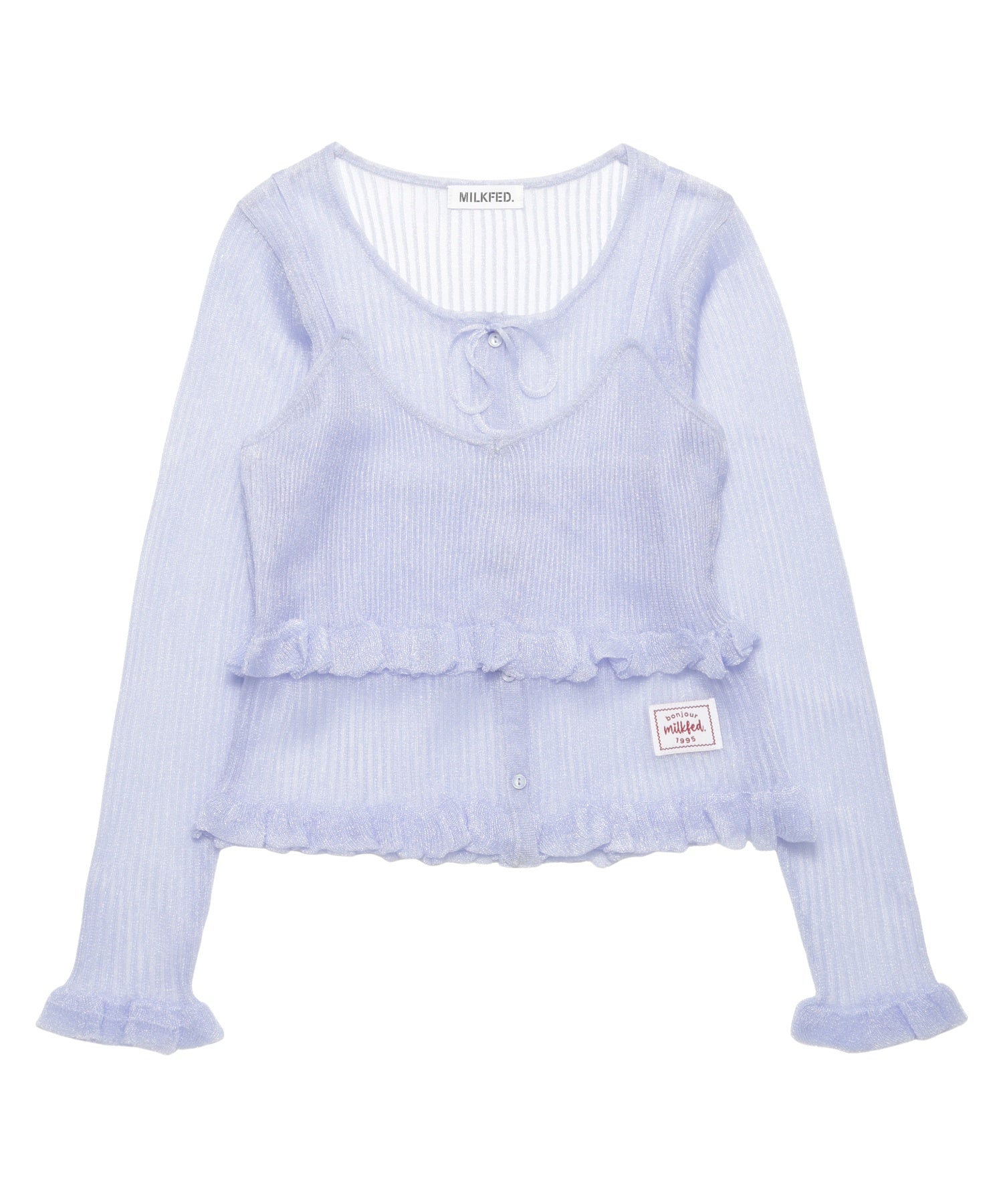 2-PIECE SHEER CARDIGAN