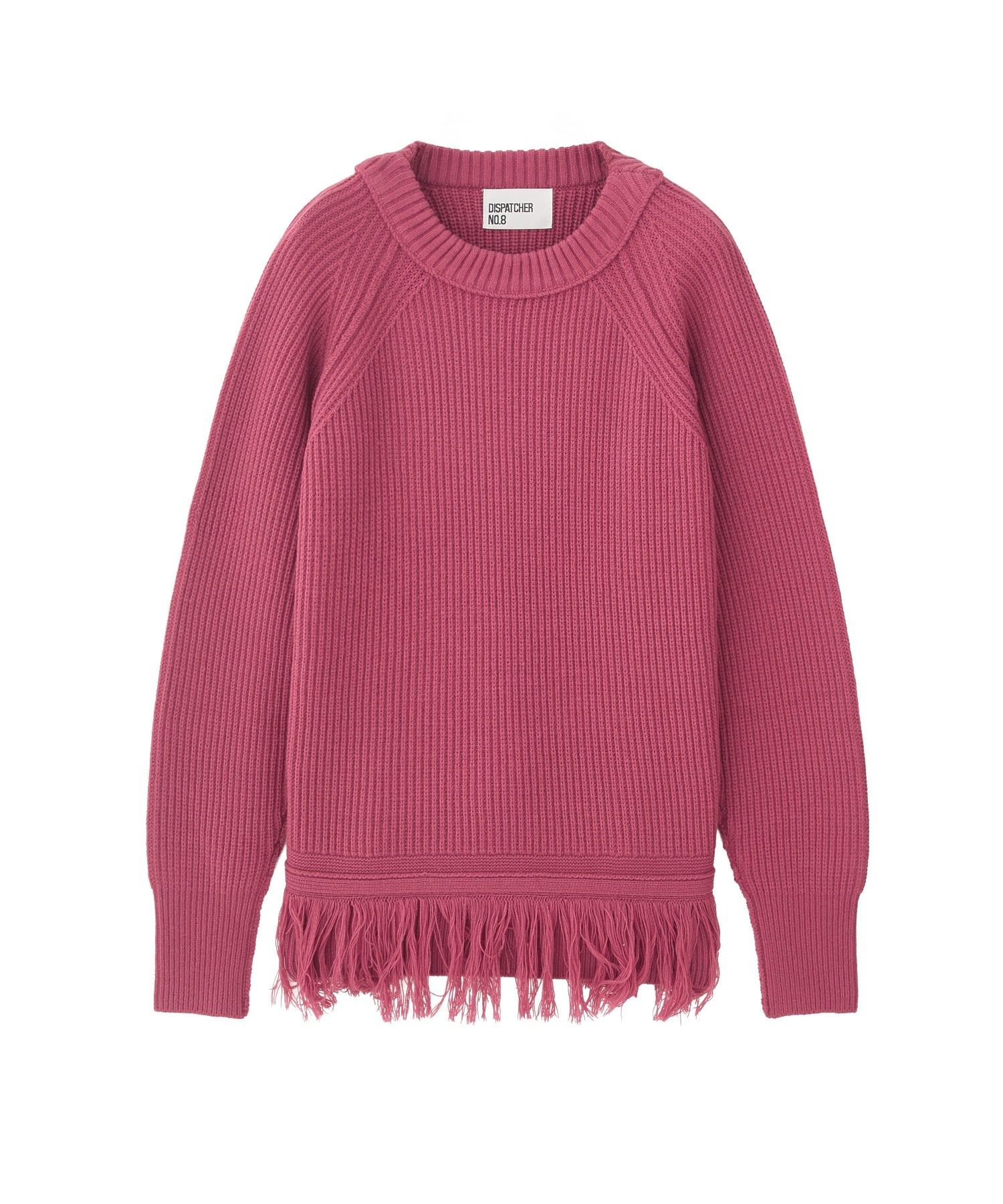 オーバーサイズフリンジニットプルオーバー