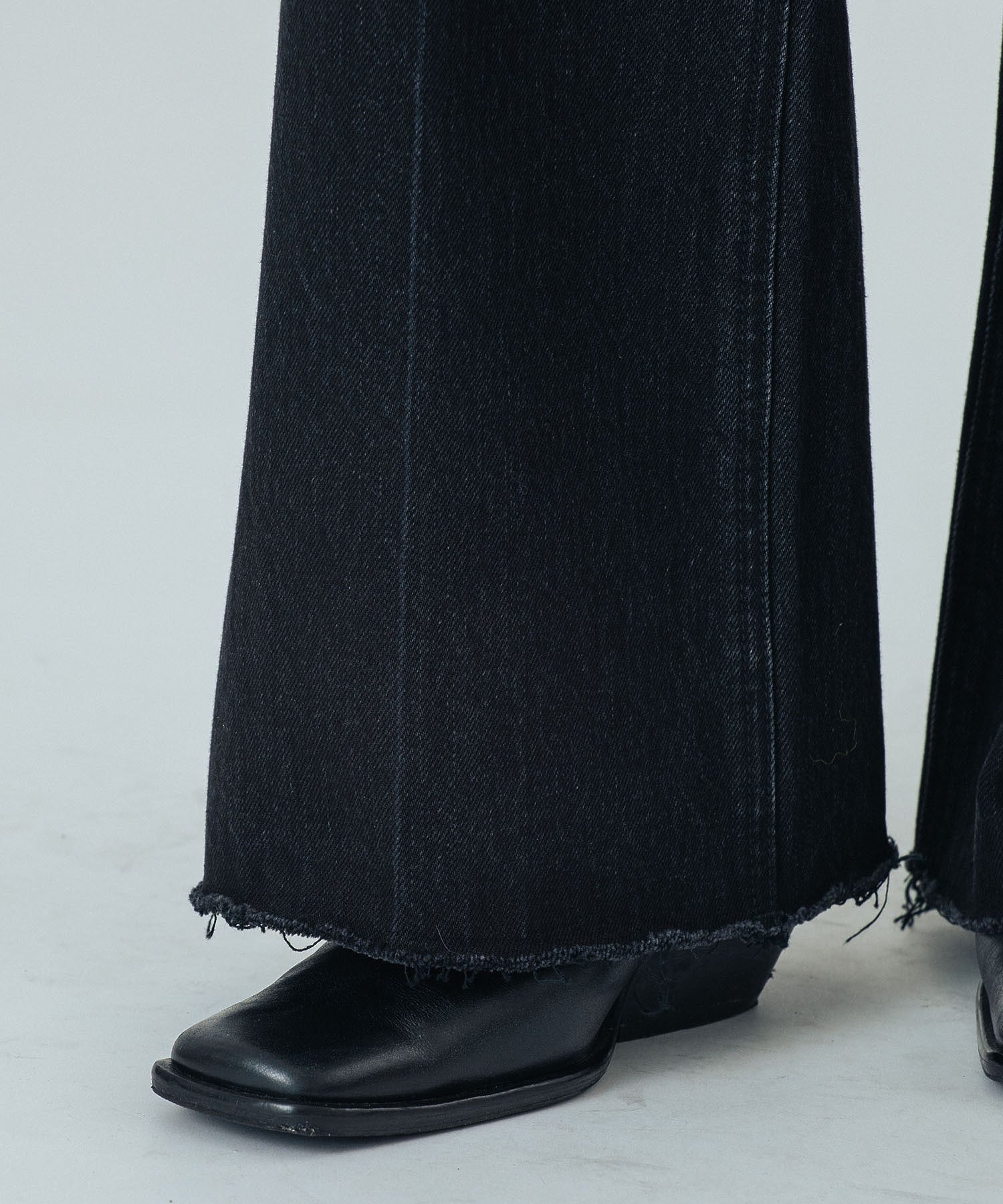 CREOLME/フレアデニムパンツ