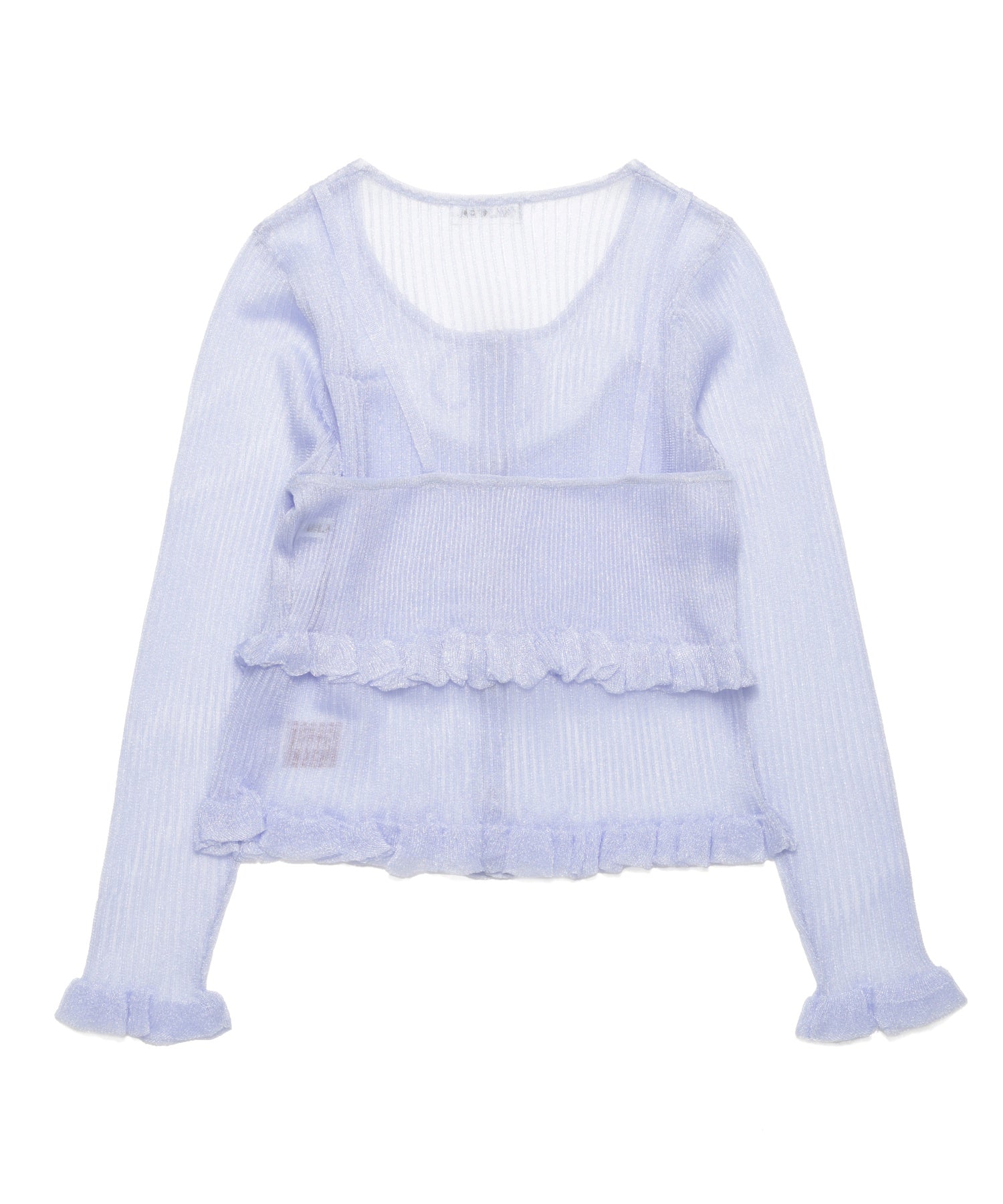 2-PIECE SHEER CARDIGAN
