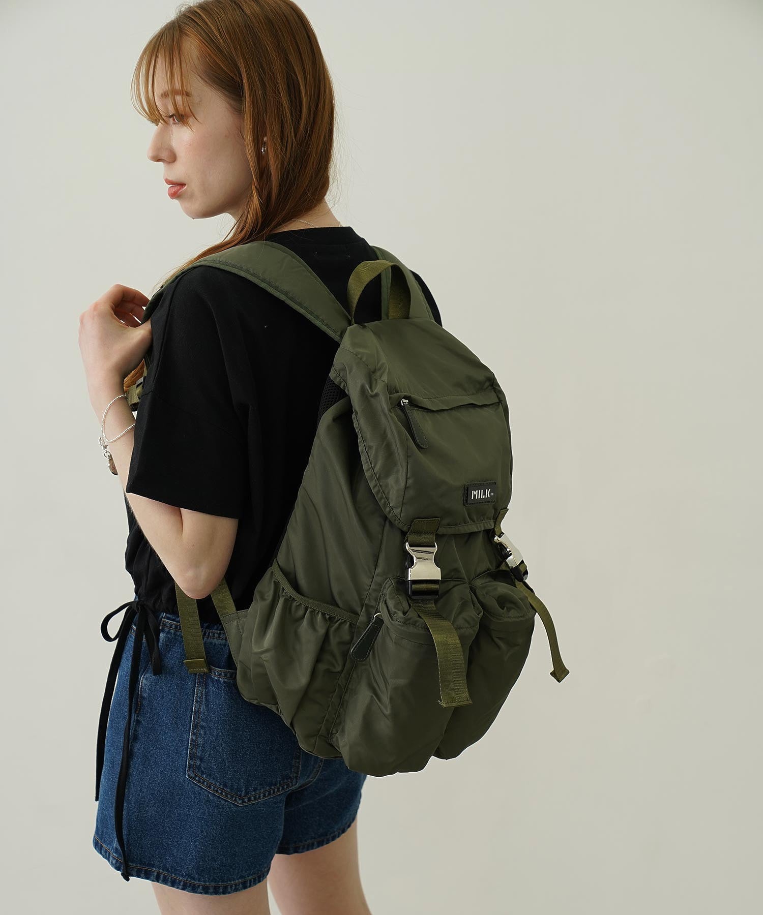 LOGO PLATE BACKPACK MILKFED.