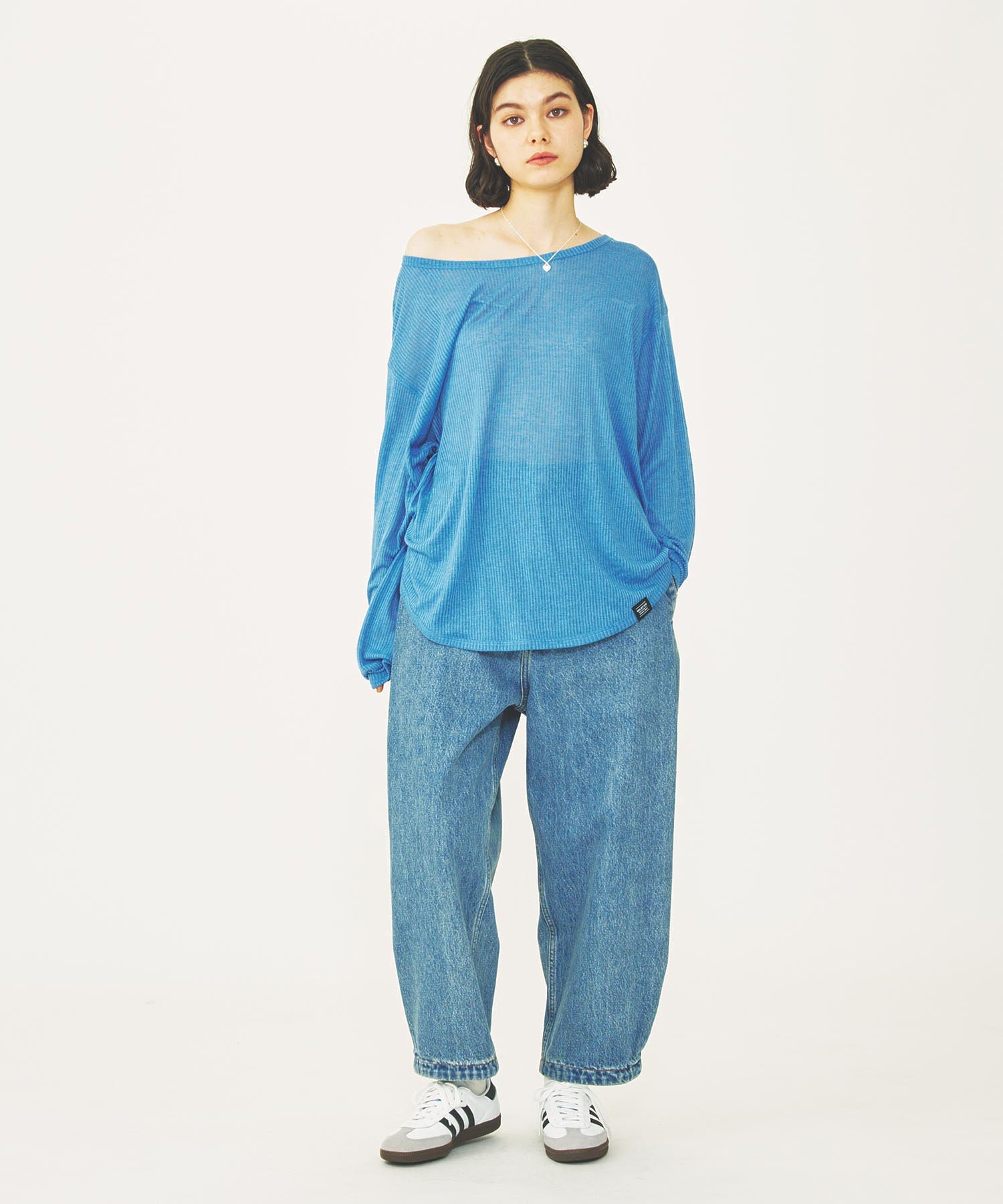 WIDE LEG BAGGY DENIM PANTS