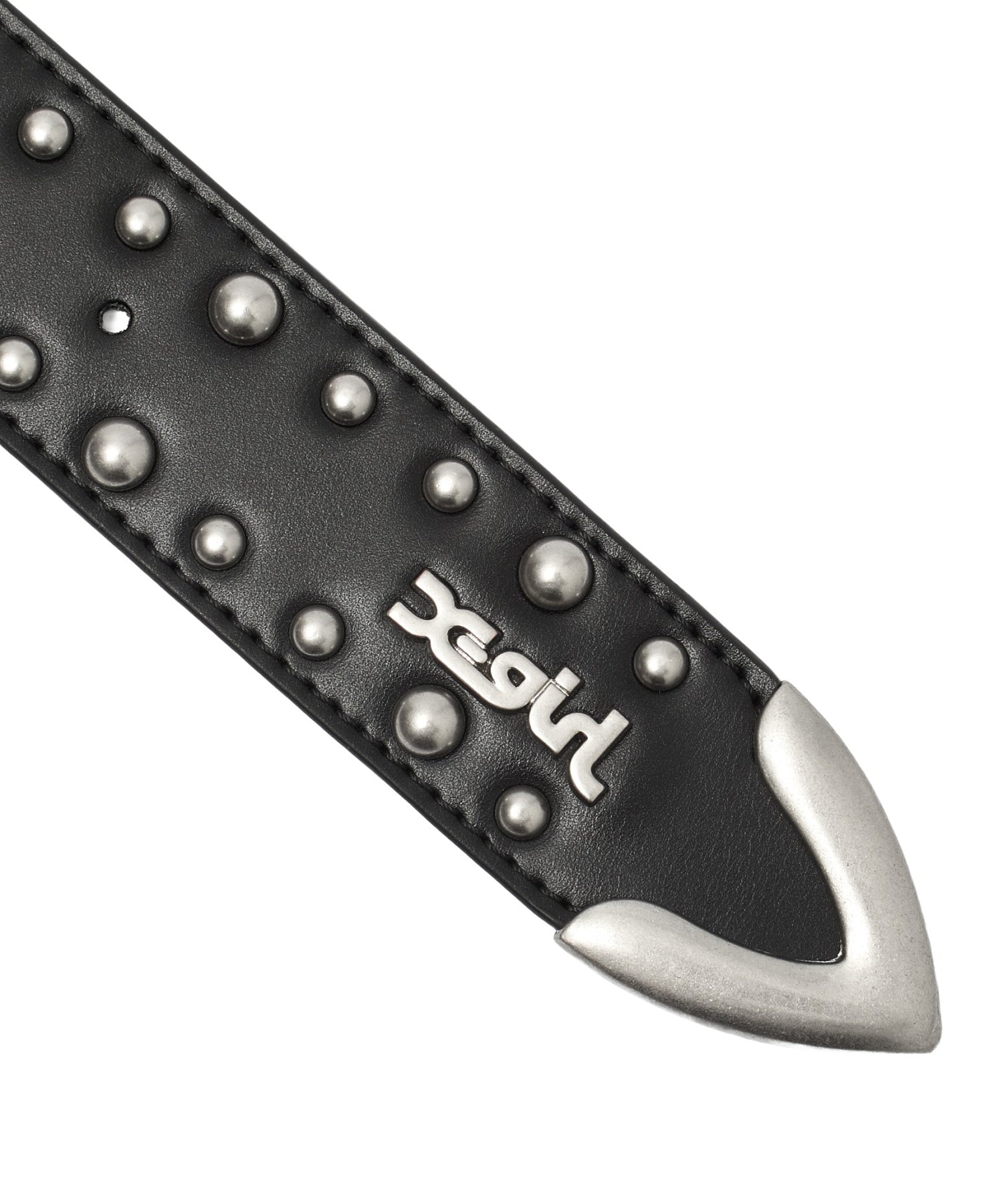 STAR STUDDED FAUX LEATHER BELT