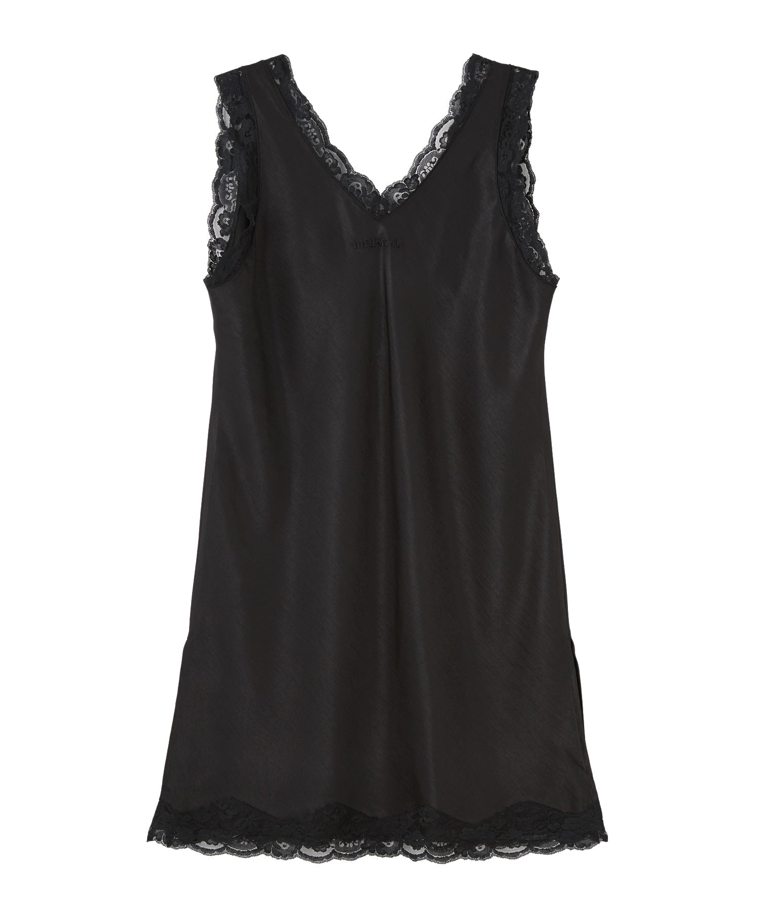 V-NECK LACE DRESS