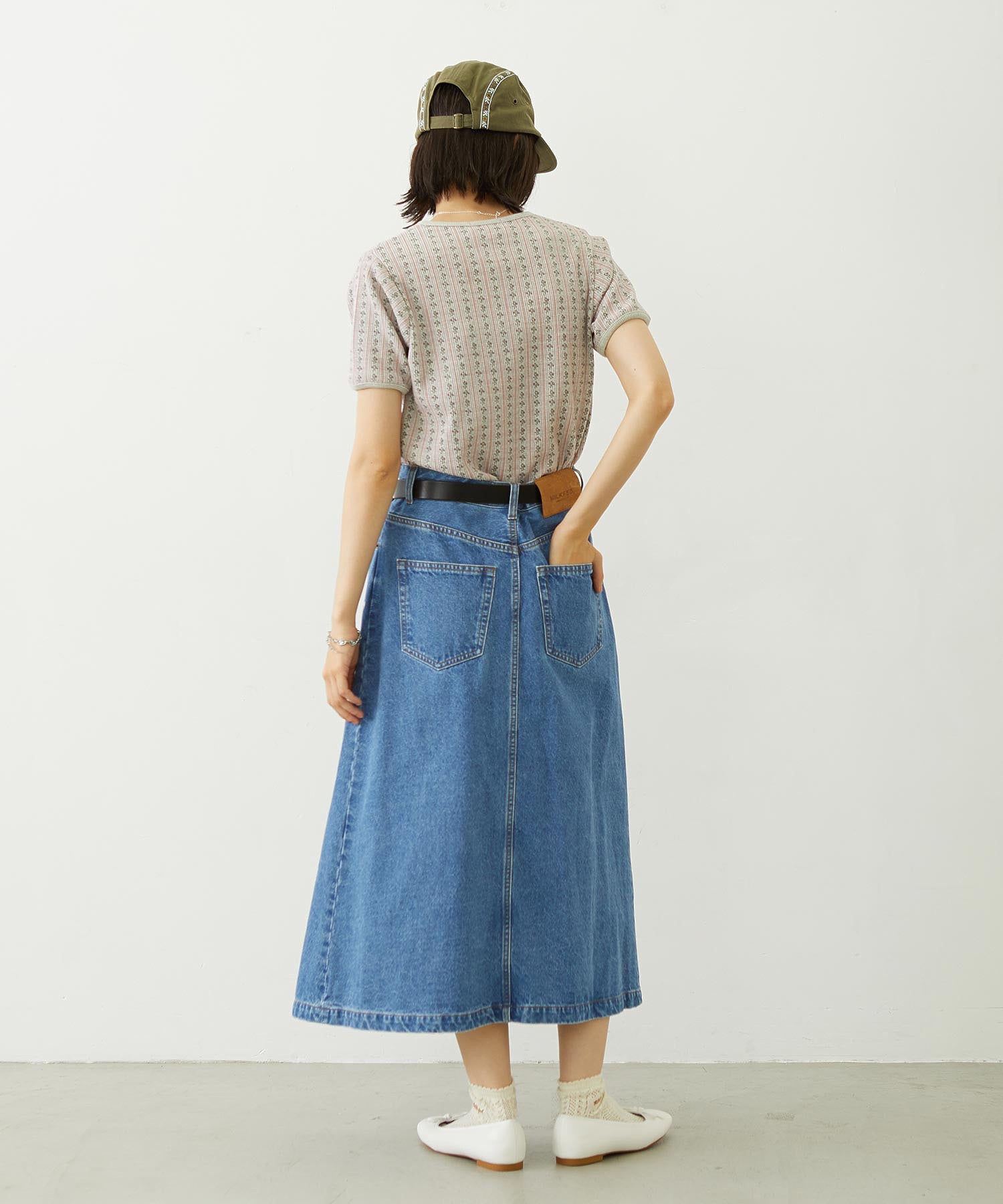 ASYMMETRICAL LONG SKIRT