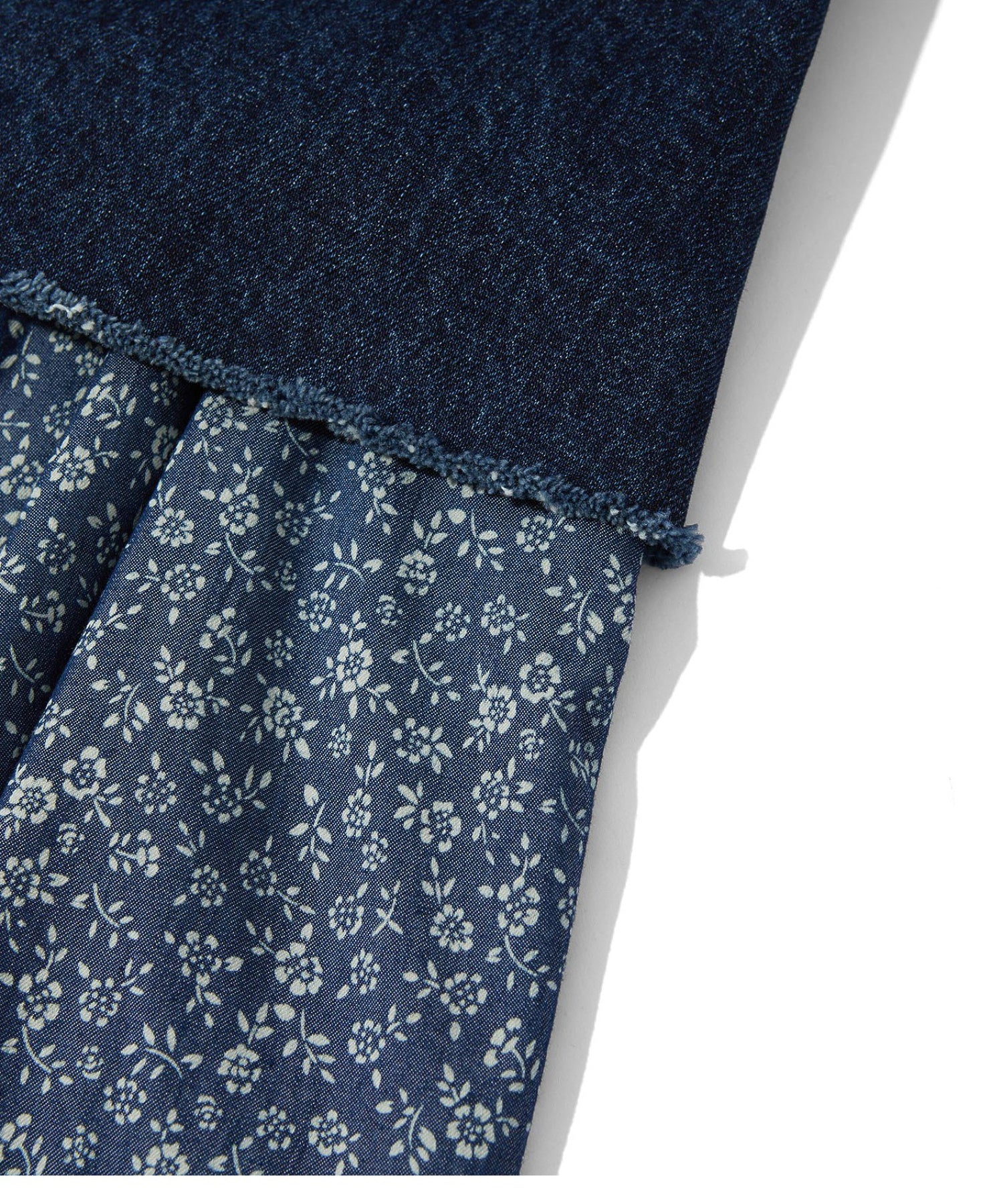 PATCHWORK OVERALL SKIRT