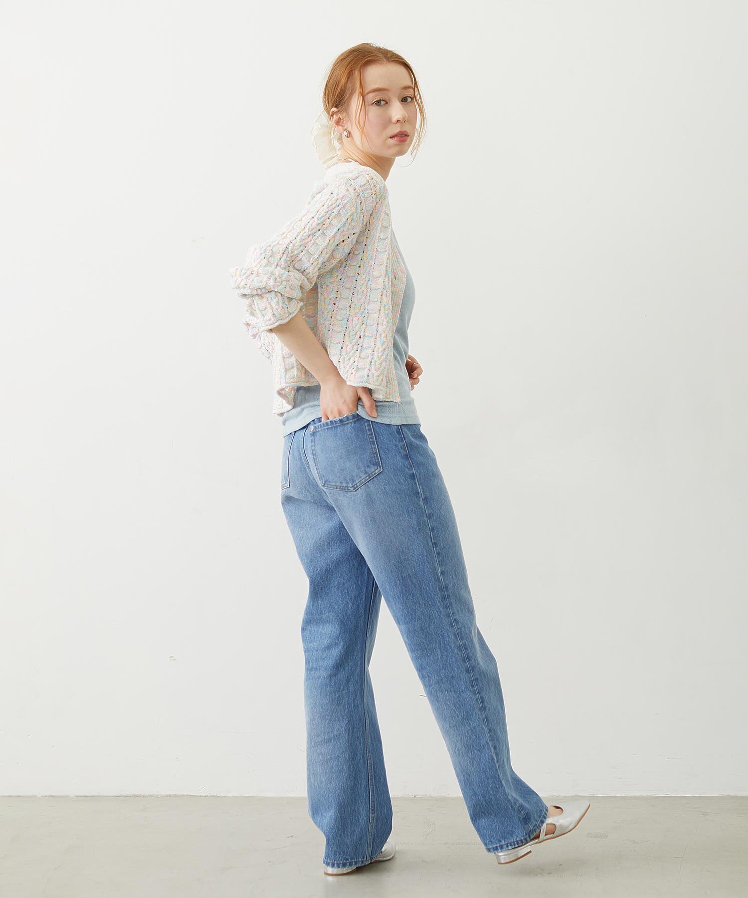 STRAIGHT DENIM PANTS