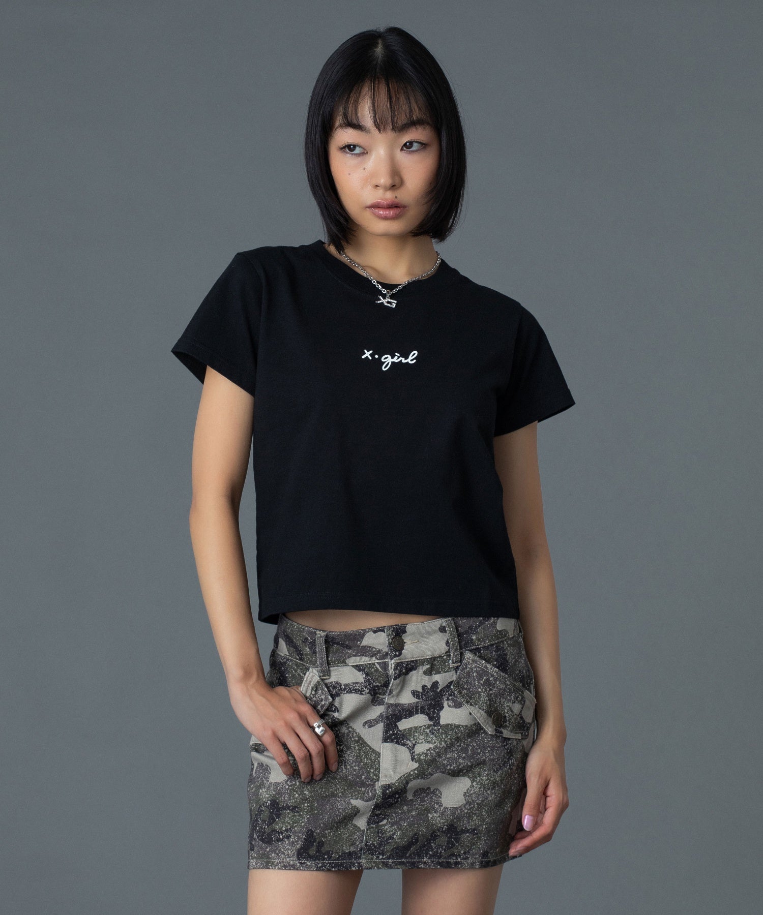 FLAP POCKET MINI SKIRT