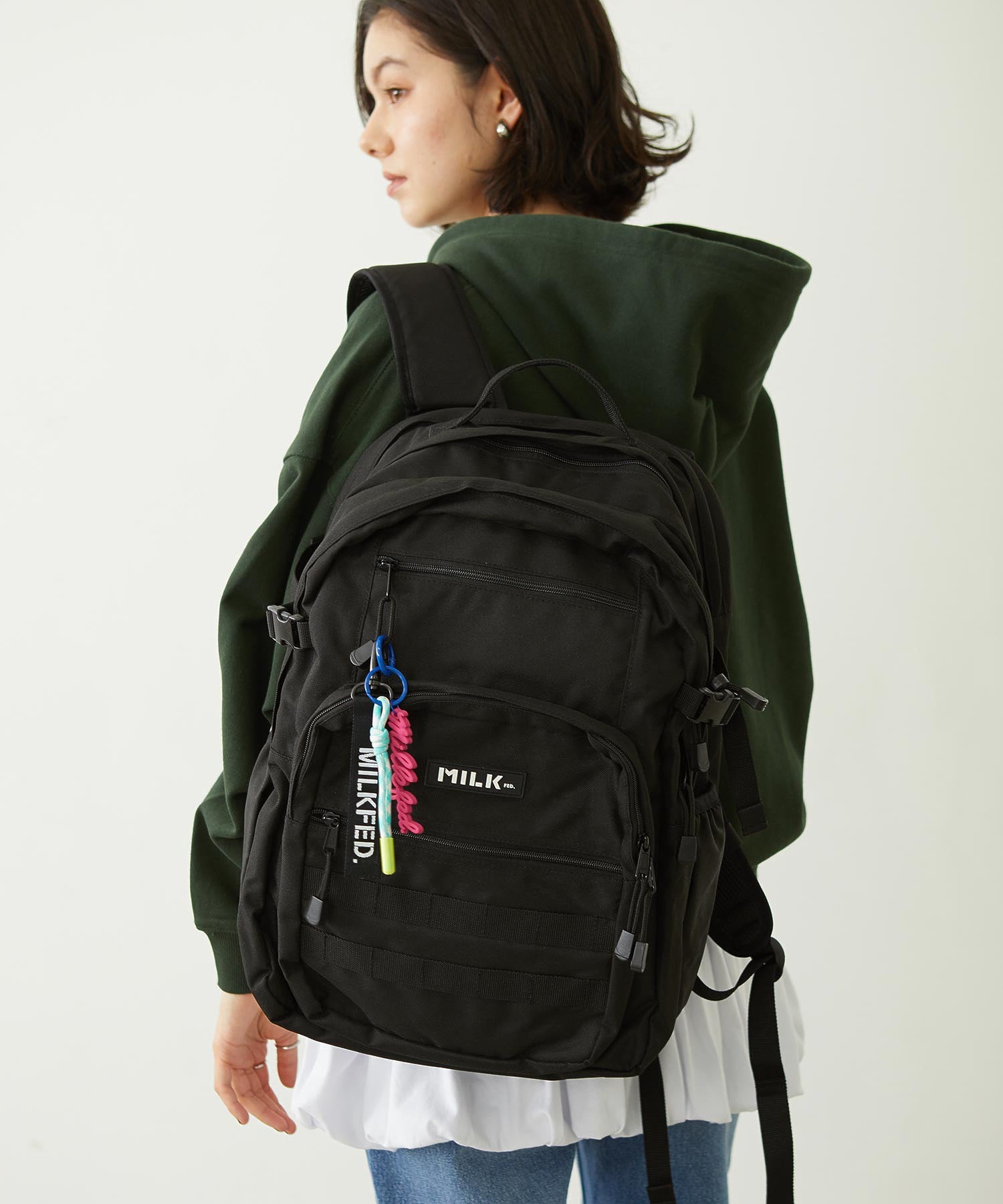 ACTIVE DOUBLE POCKET MOLLE BACKPACK MILKFED.
