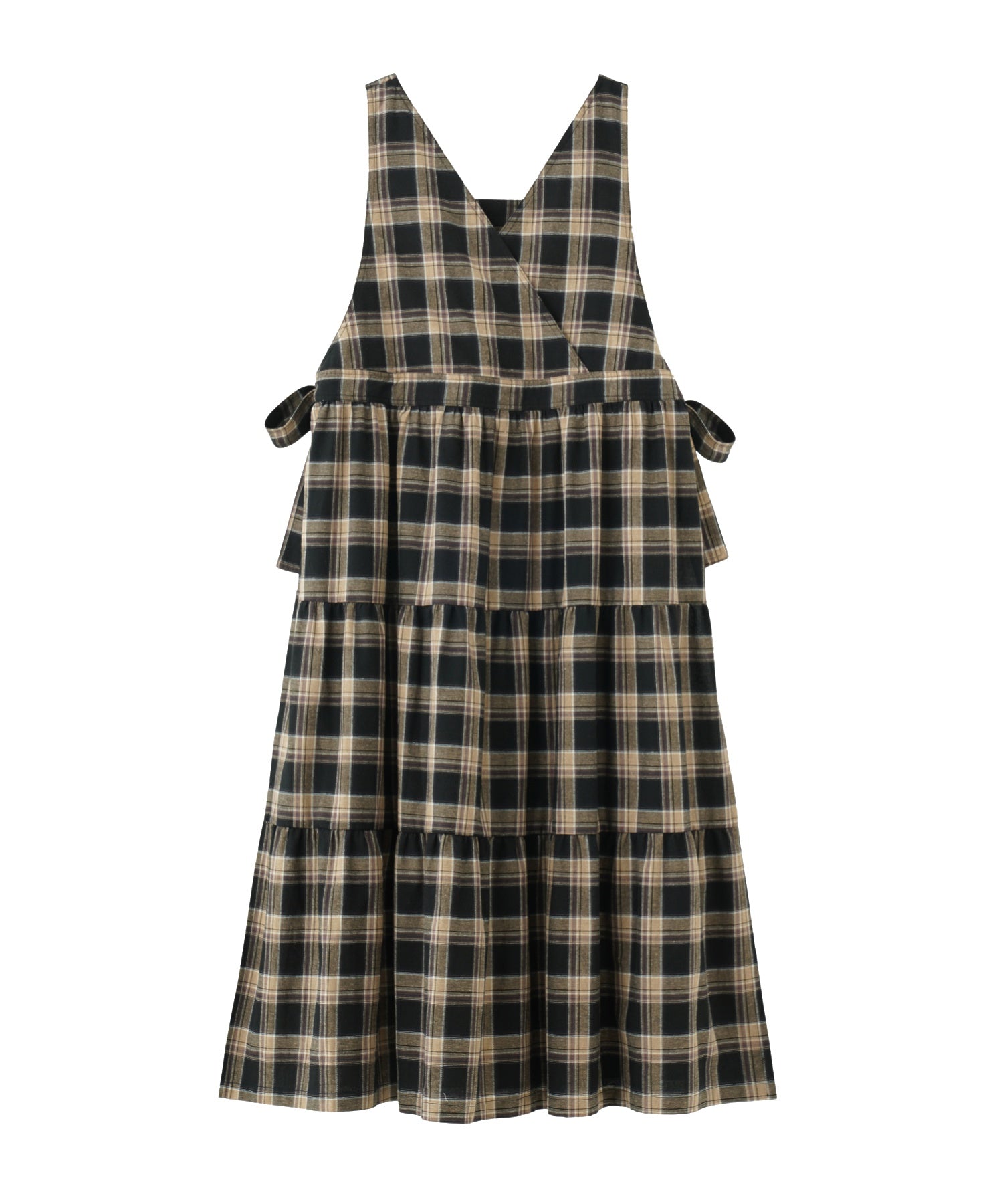 APRON TIERED DRESS