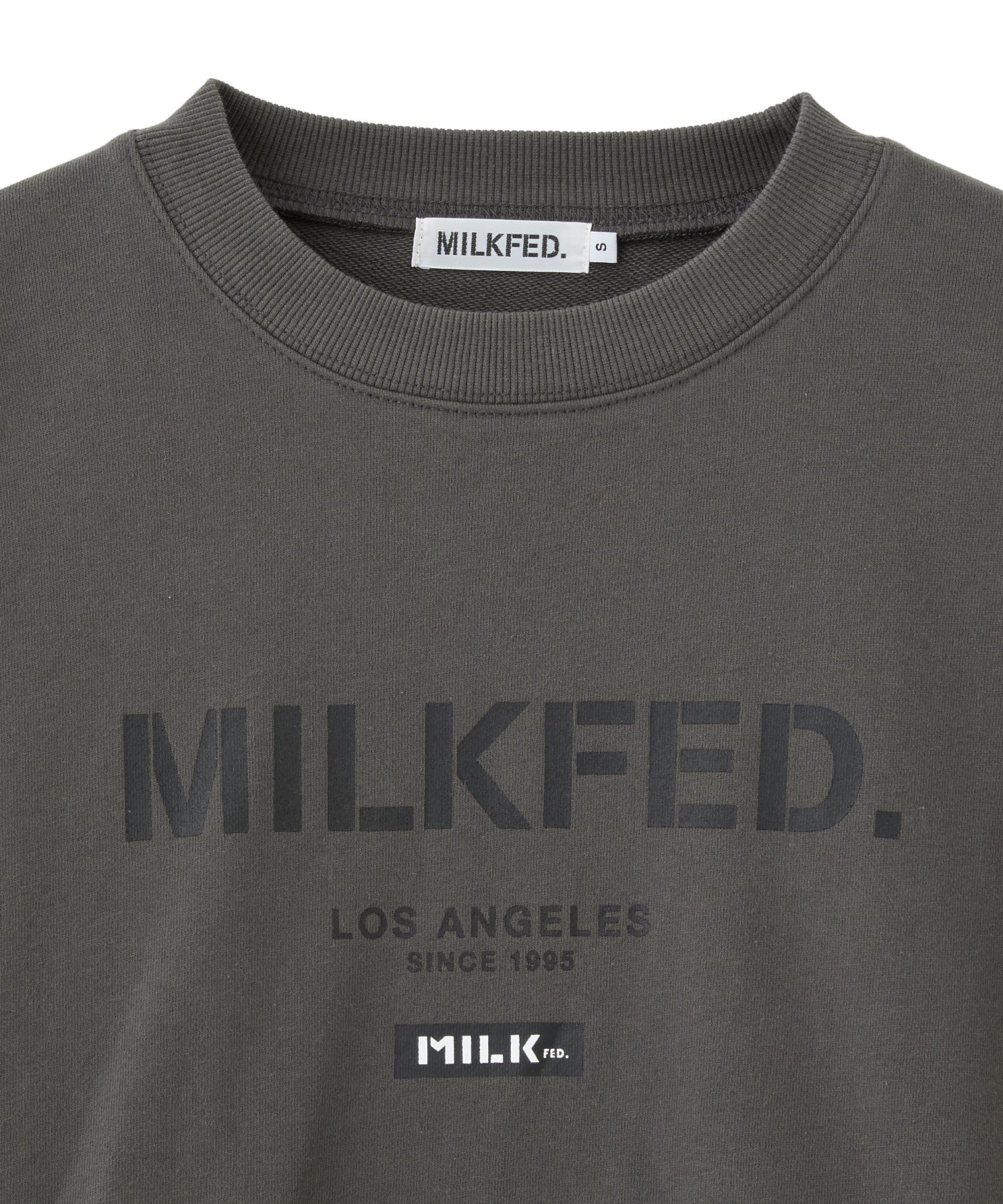 STENCIL AND BAR LOGO BIG SWEAT TOP