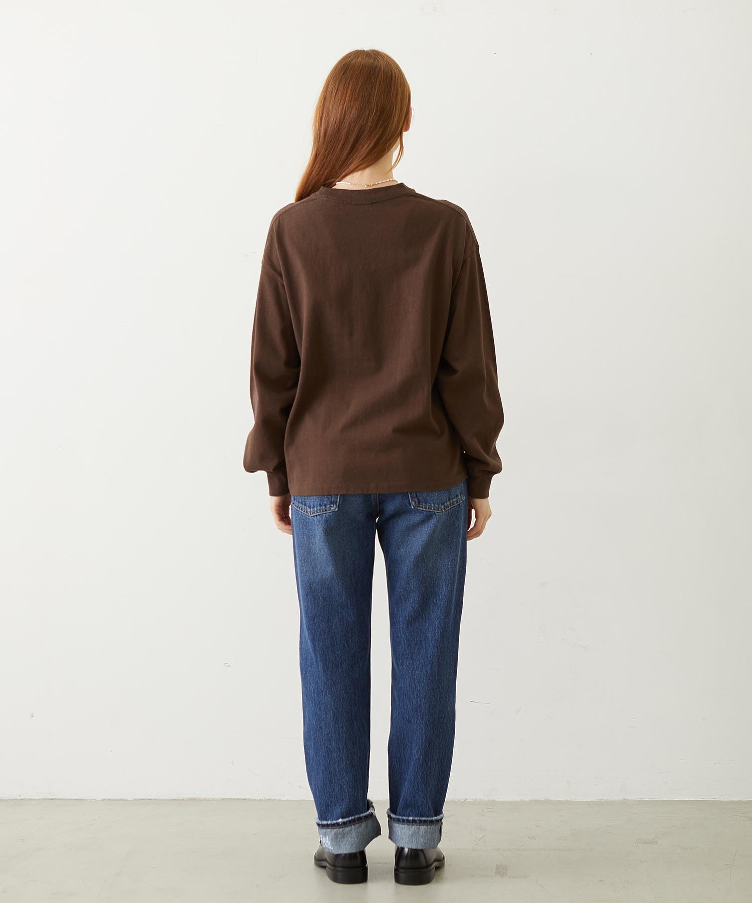 MILKFED.×CHAMPION LS TEE