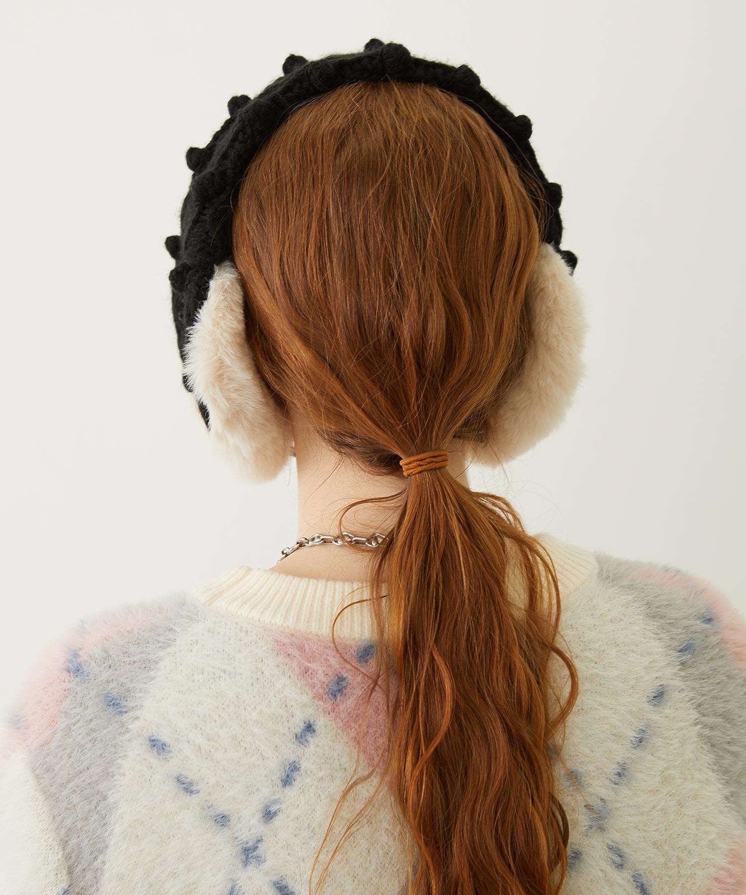 CABLE KNIT EARMUFFS