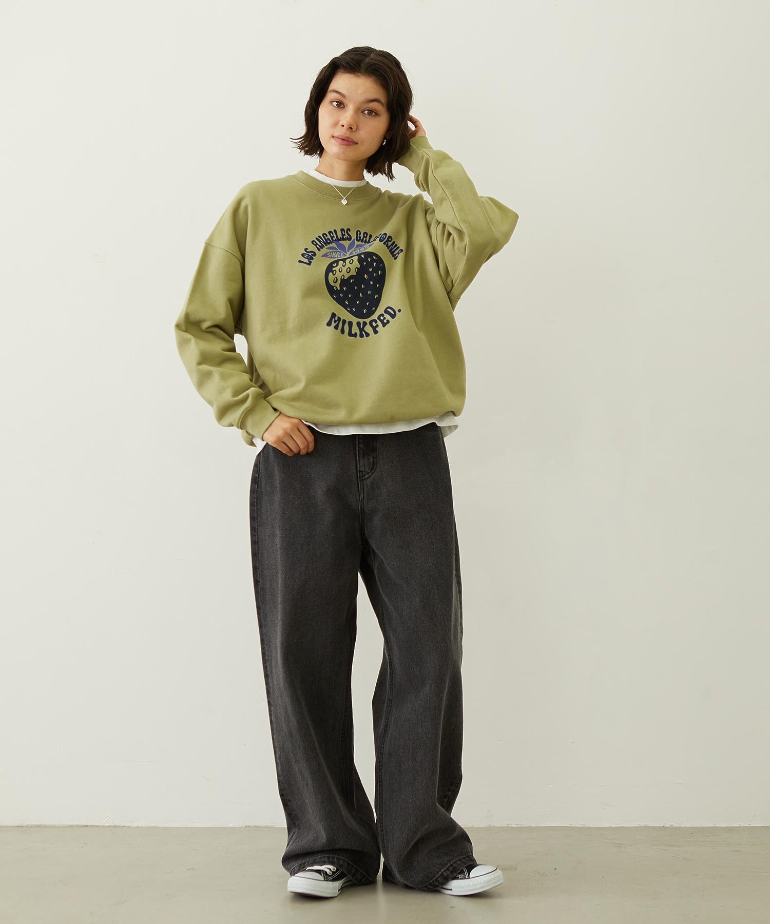 BOYFRIEND LOOSE DENIM PANTS