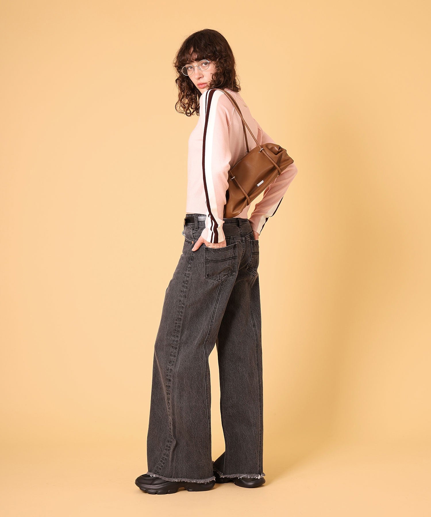 ラインニットプルオーバー