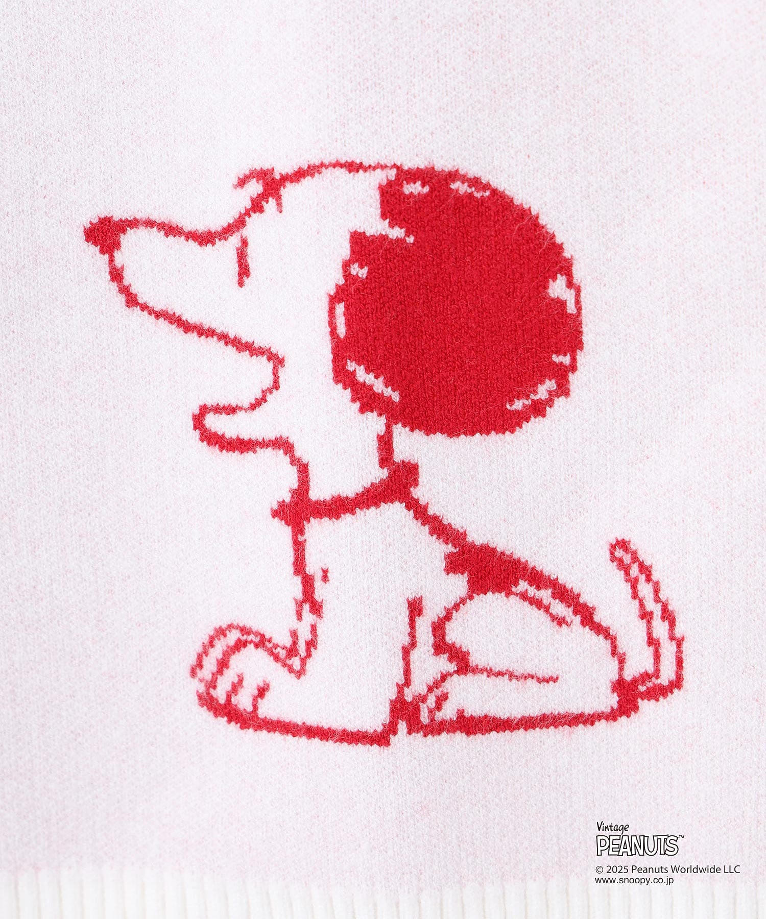 MILKFED. × PEANUTS KNIT CARDIGAN