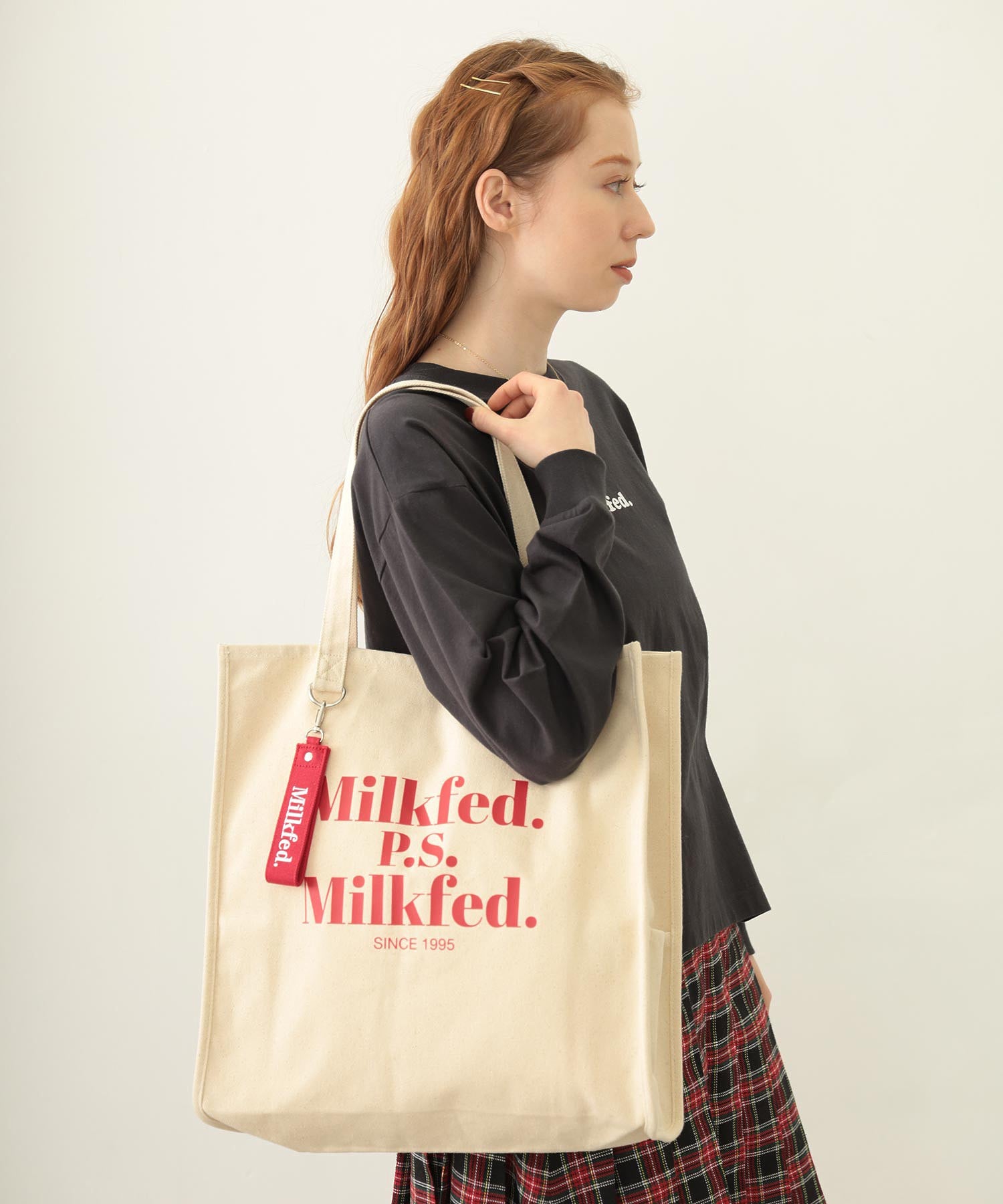 DIDONE LOGO BIG TOTE MILKFED.