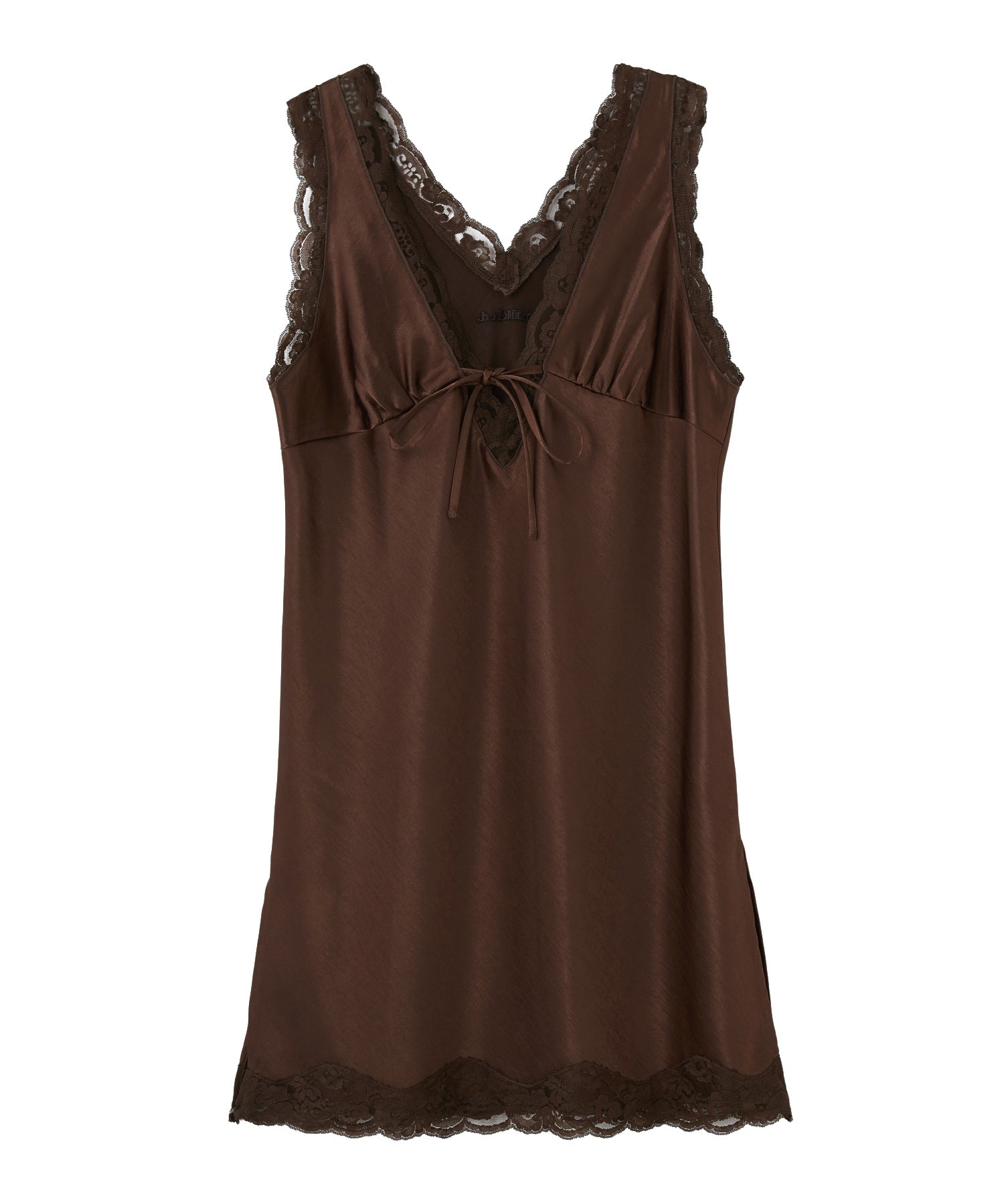 V-NECK LACE DRESS