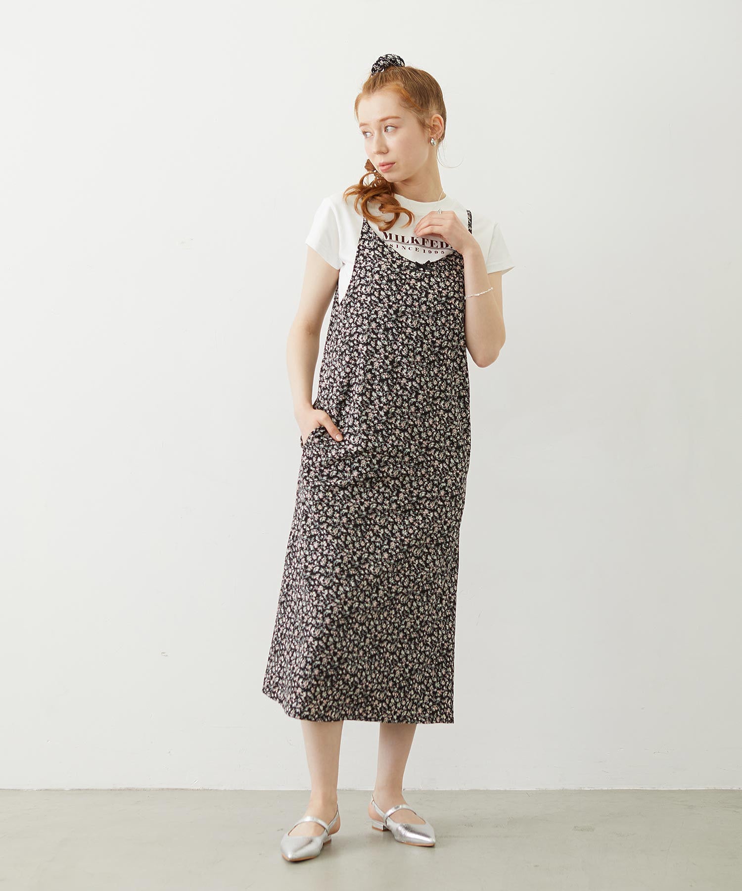 FLORAL CAMISOLE DRESS