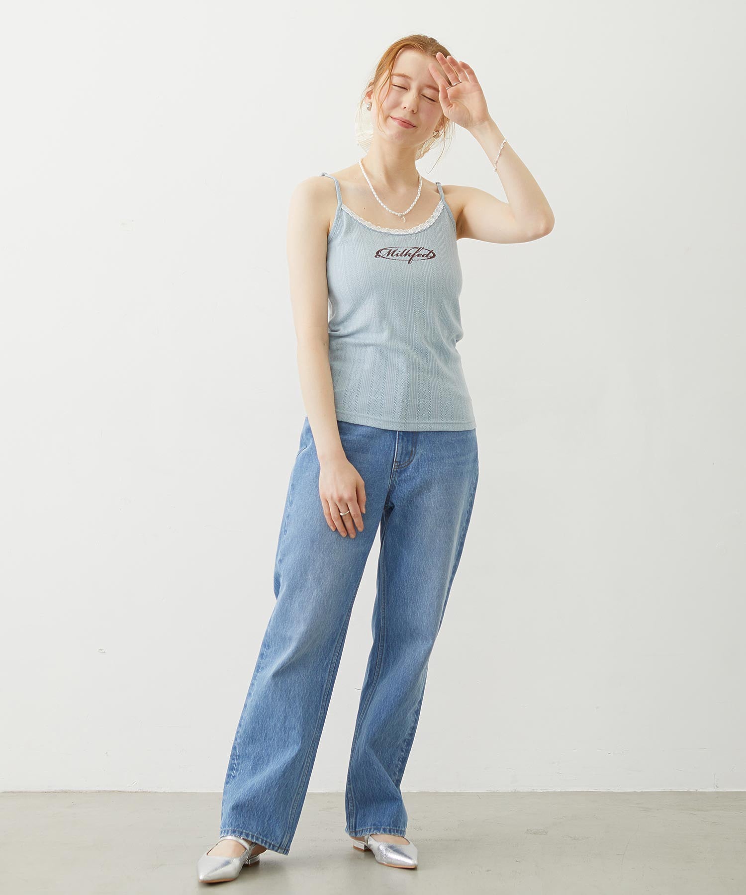 STRAIGHT DENIM PANTS