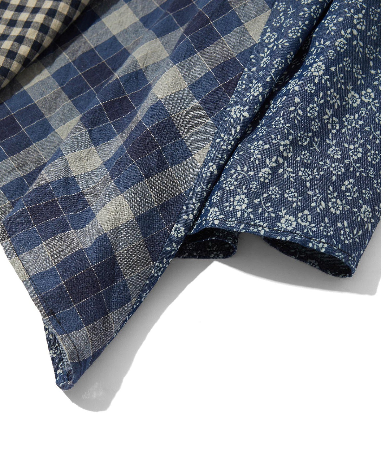 PATCHWORK OVERALL SKIRT
