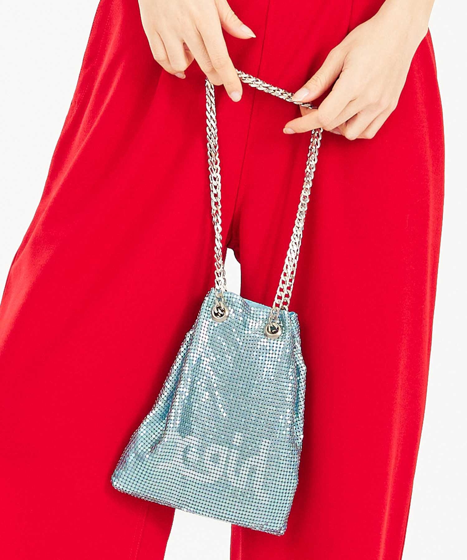 MILLS LOGO METAL MESH BAG X-girl