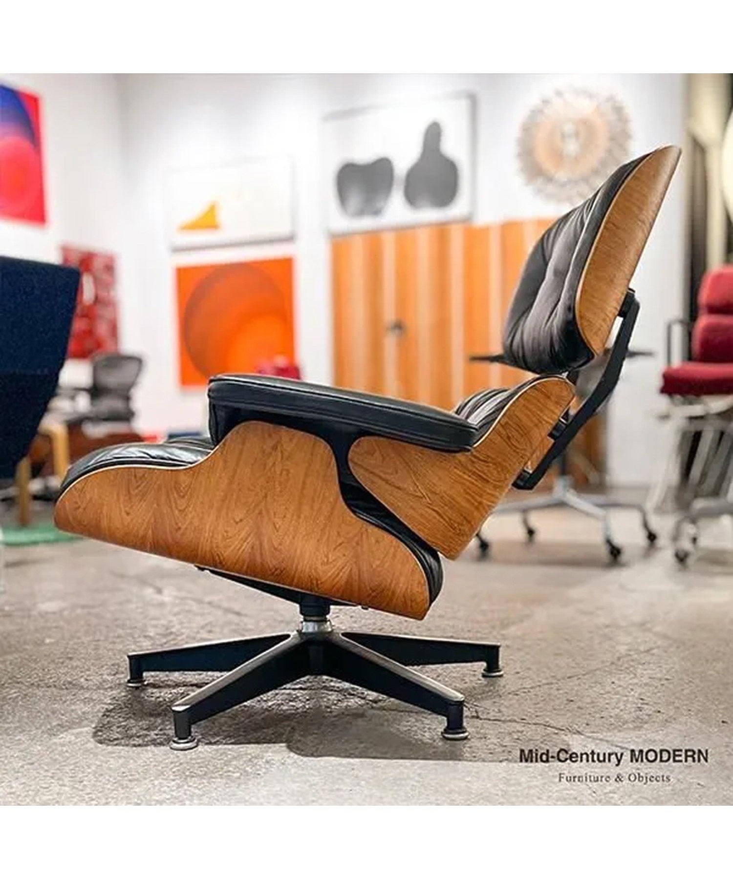 Eames Lounge Chair ＆ Ottoman / Cherry / Walnut