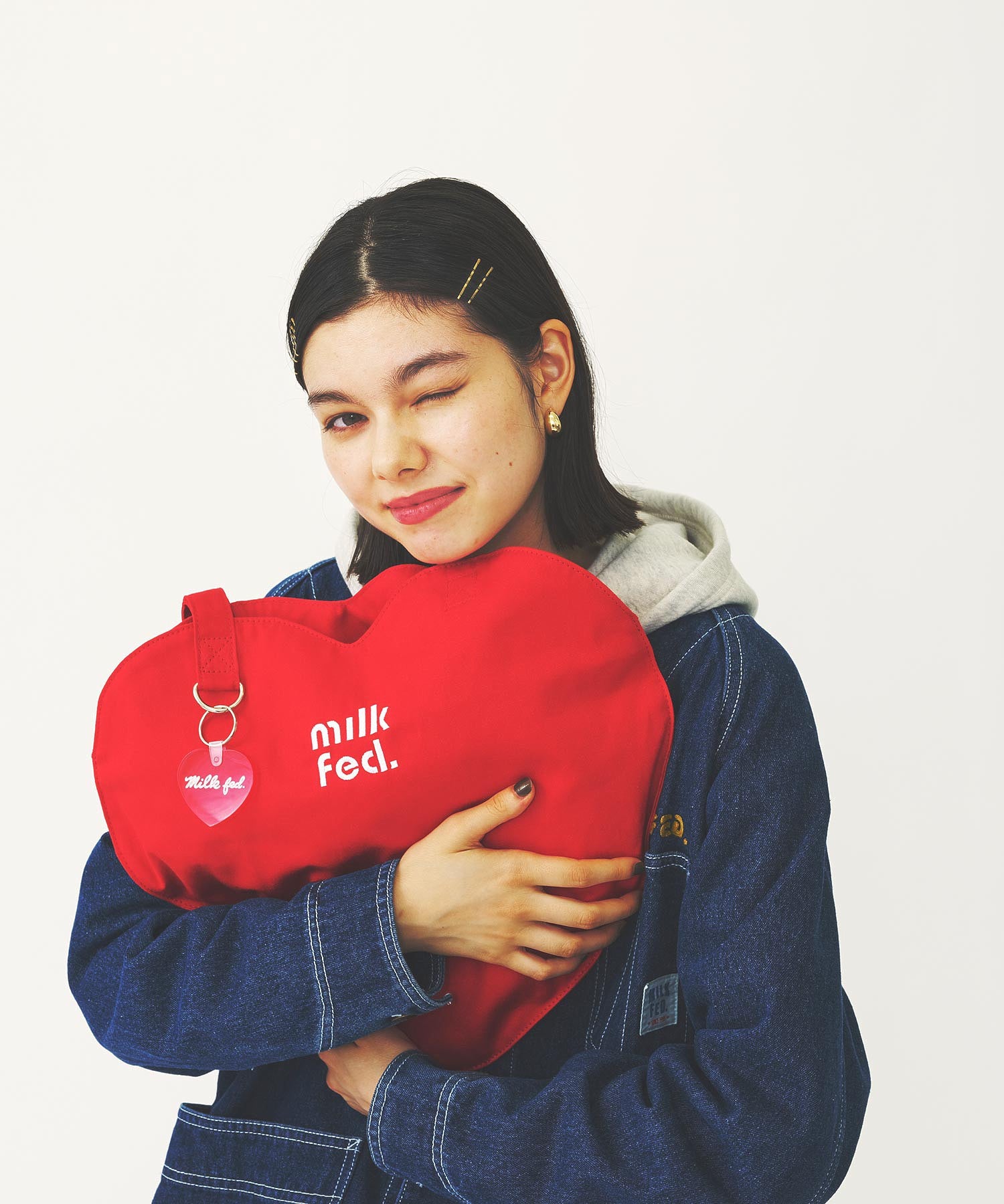 HEART SHAPED TOTE BAG