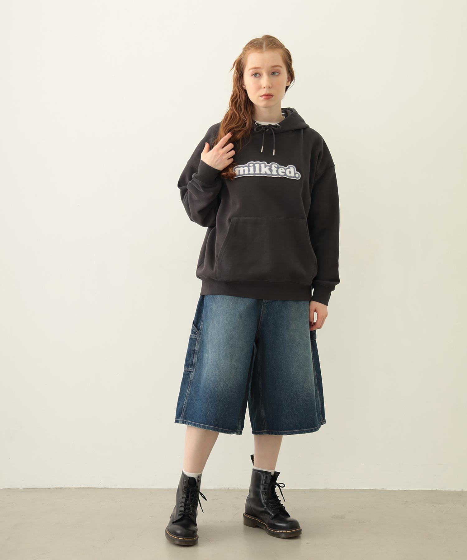 COOPER LOGO WIDE SWEAT HOODIE