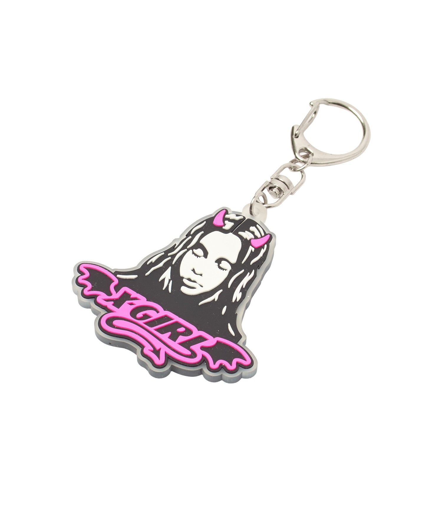DEVIL FACE RUBBER KEY CHARM