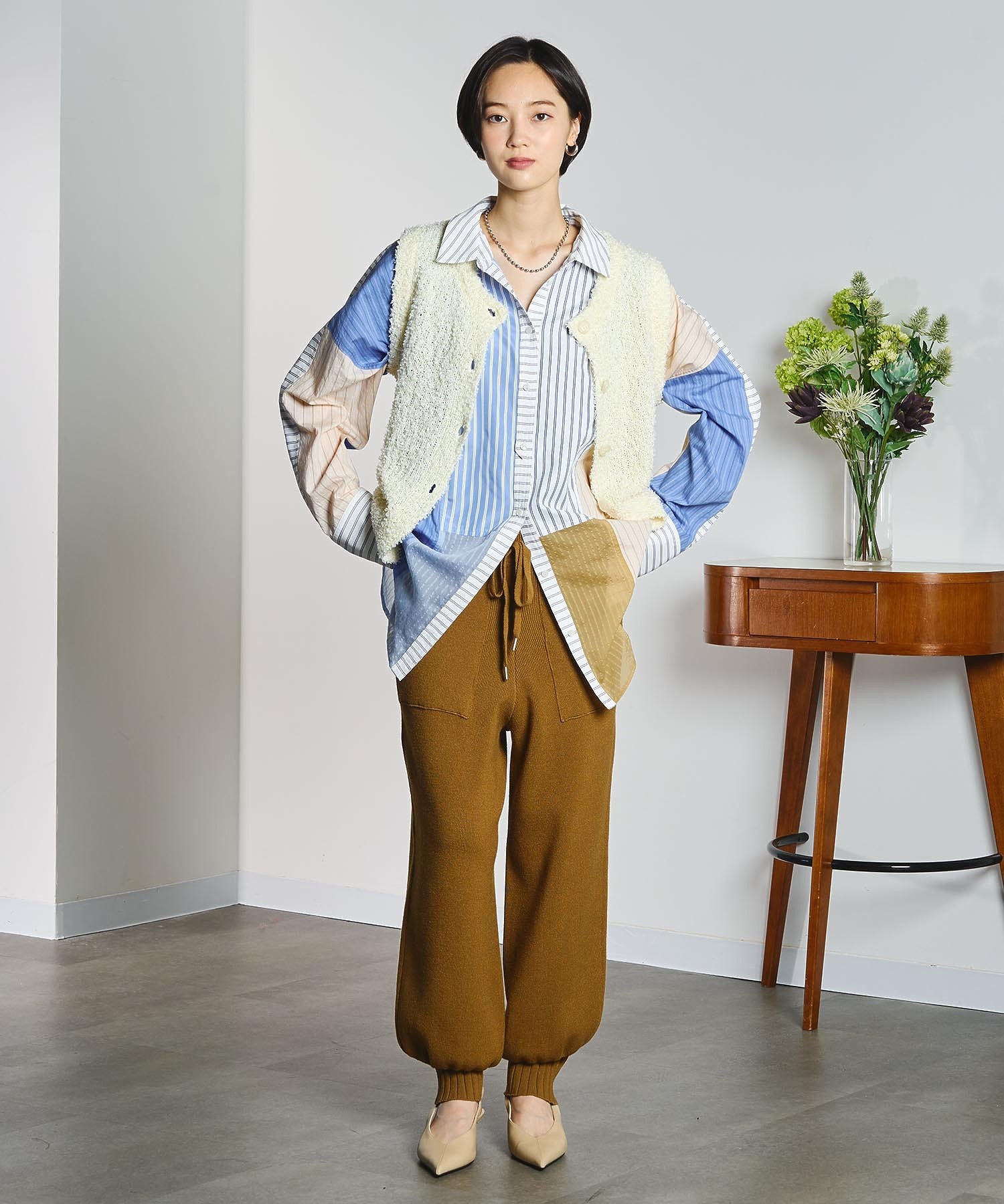 GENE HEAVENS/KNIT JOGGER PANTS