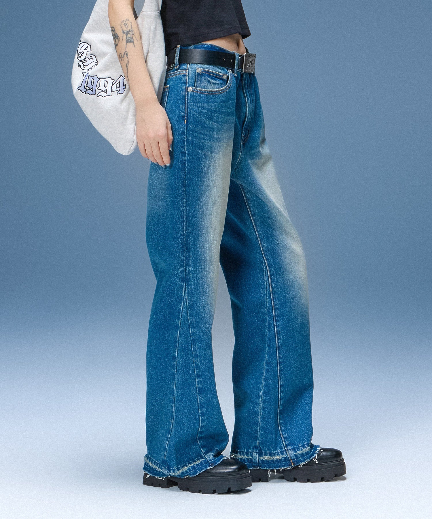 RELAX FIT DENIM PANTS
