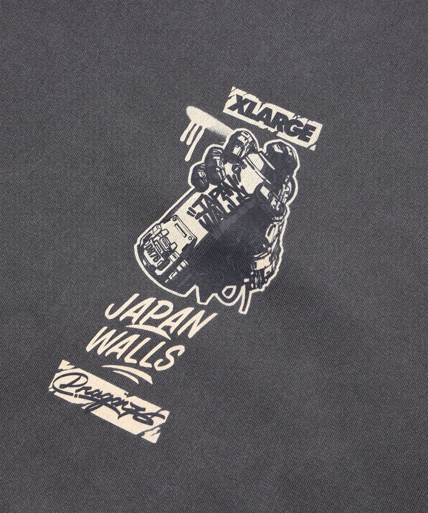 XLARGE x Dragon76 x JAPAN WALLS S/S TEE calif-ART