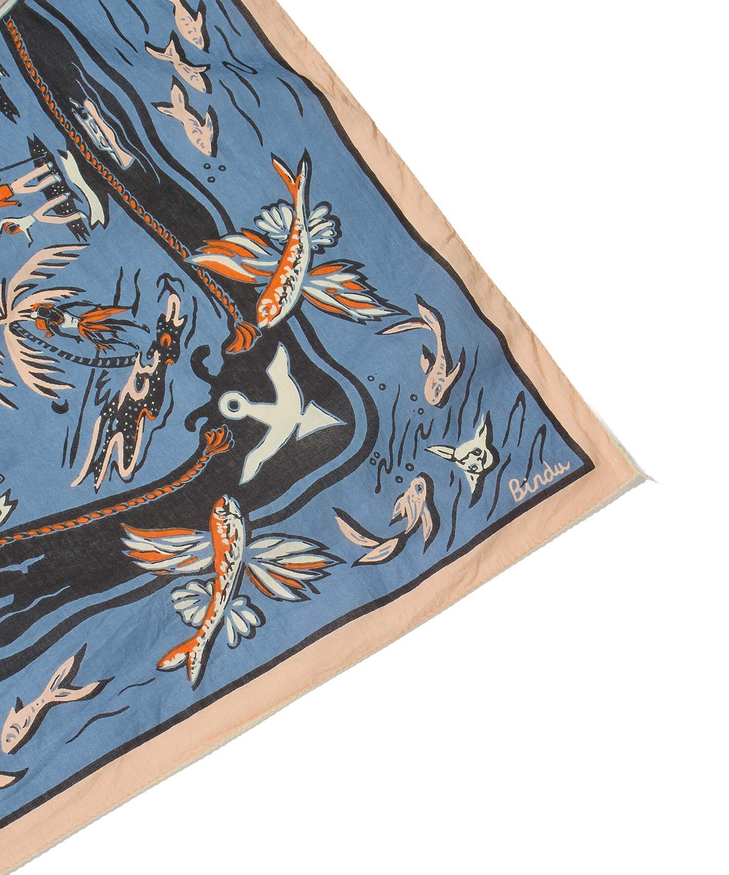 BINDU/CATALINA MAP SCARF
