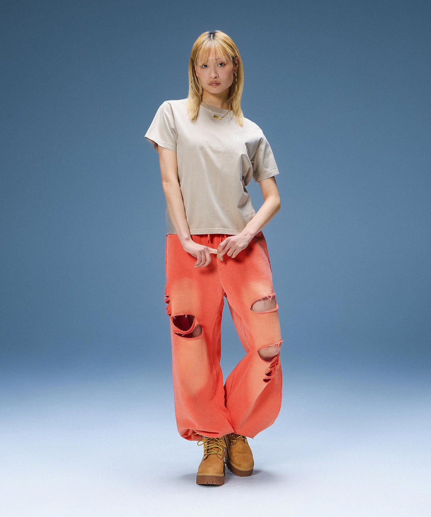 DISTRESSED SWEATPANTS