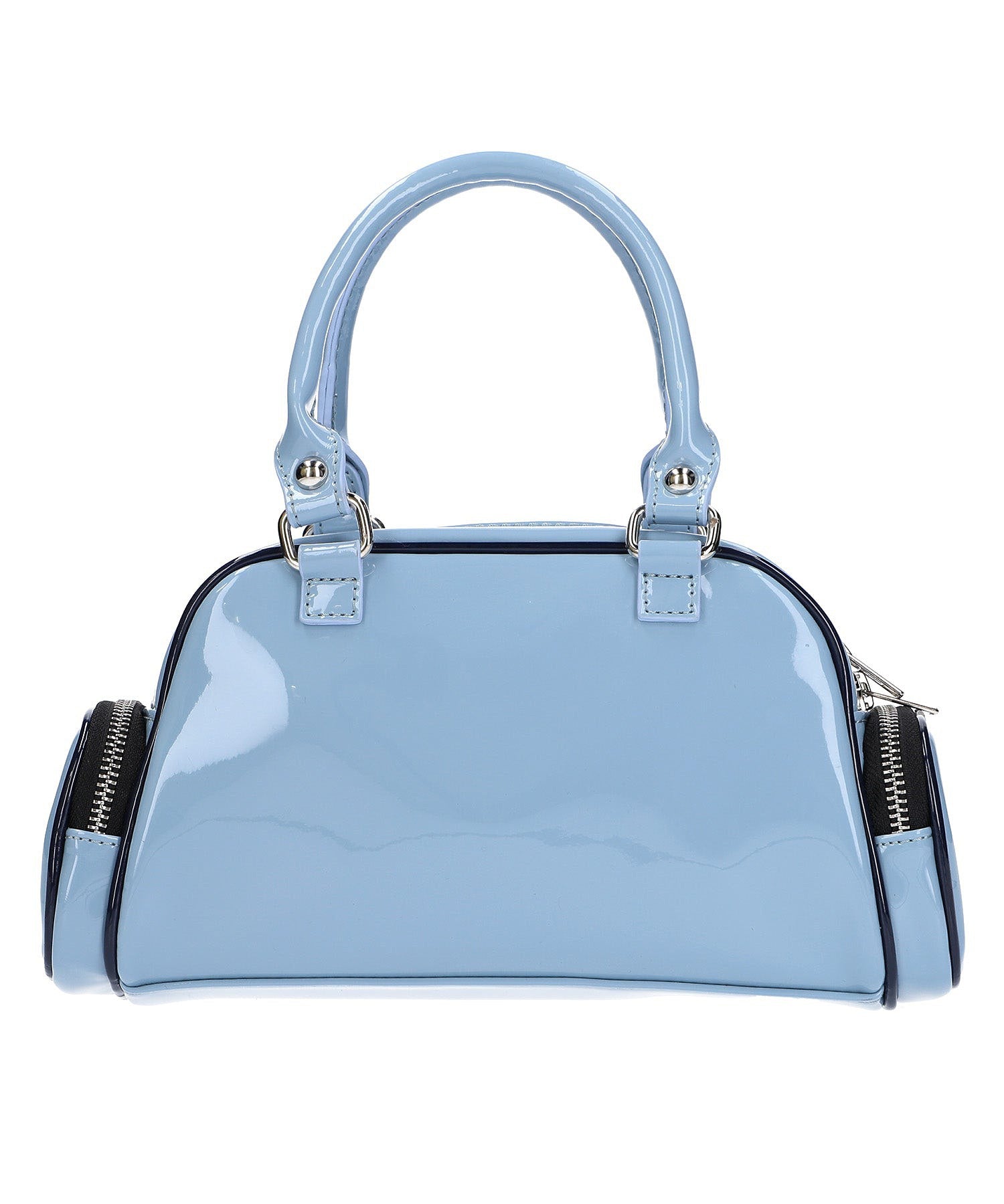 BICOLOR PIPING BOSTON BAG X-girl