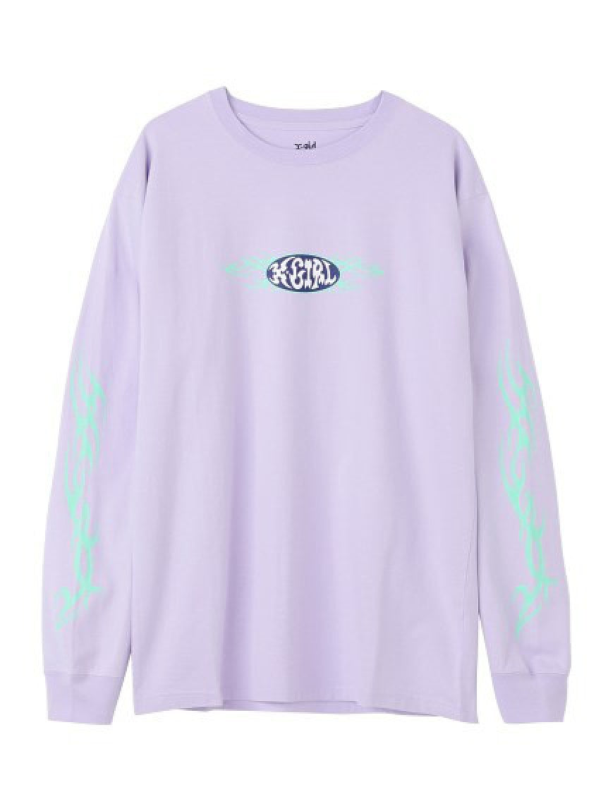 TRIBAL LOGO L/S TEE X-girl