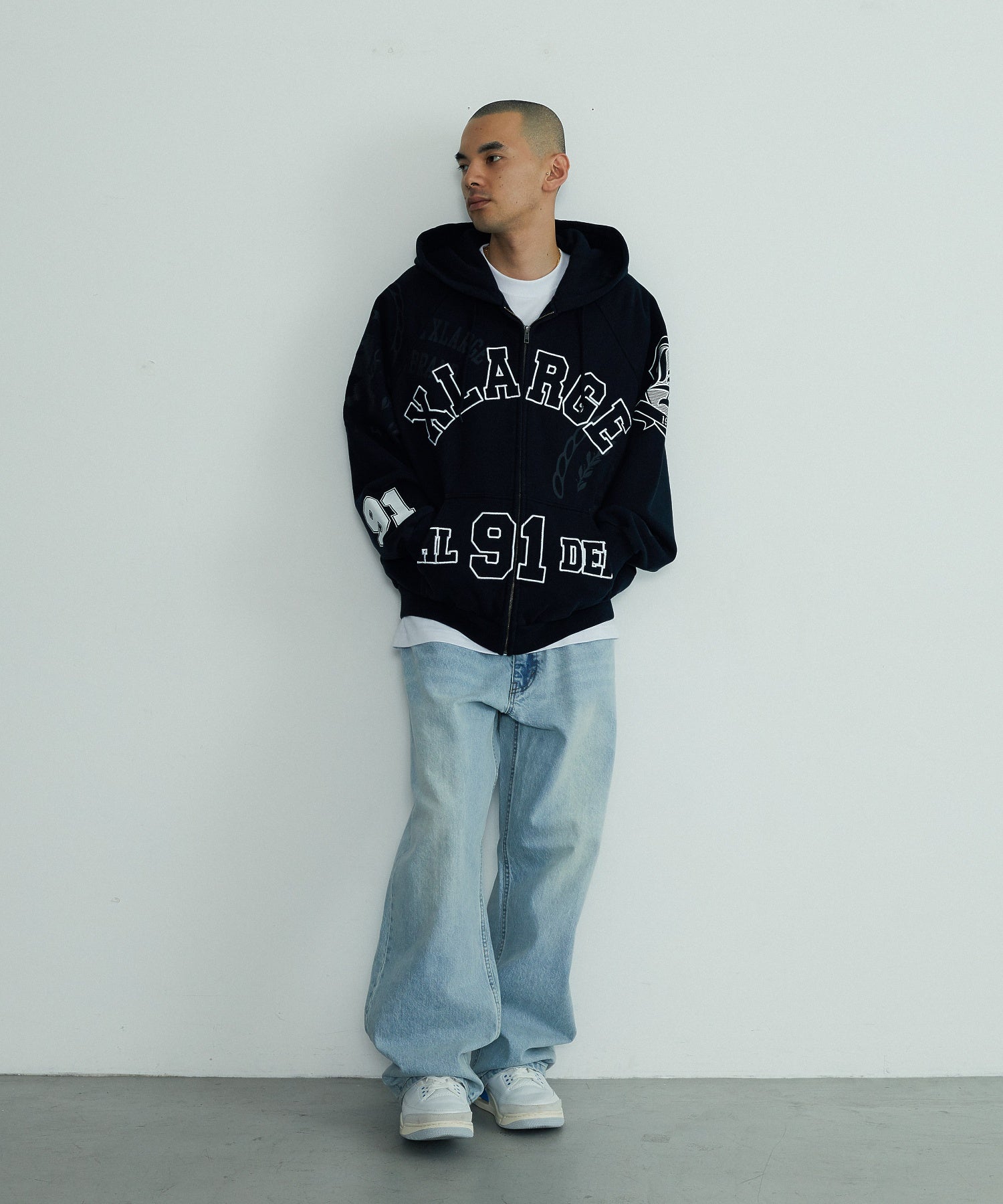 MULTI ZIP HOODED SWEATSHIRT