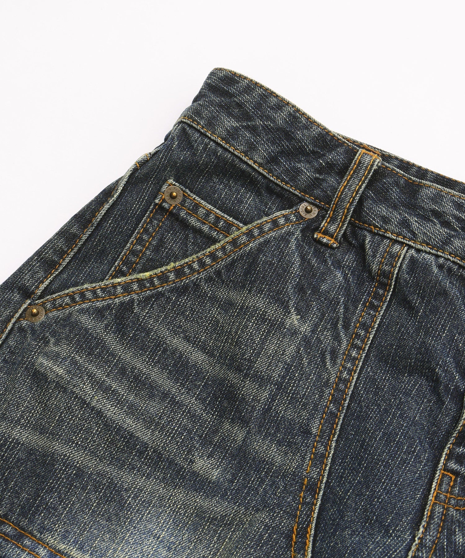 FRONT POCKET DENIM PANTS