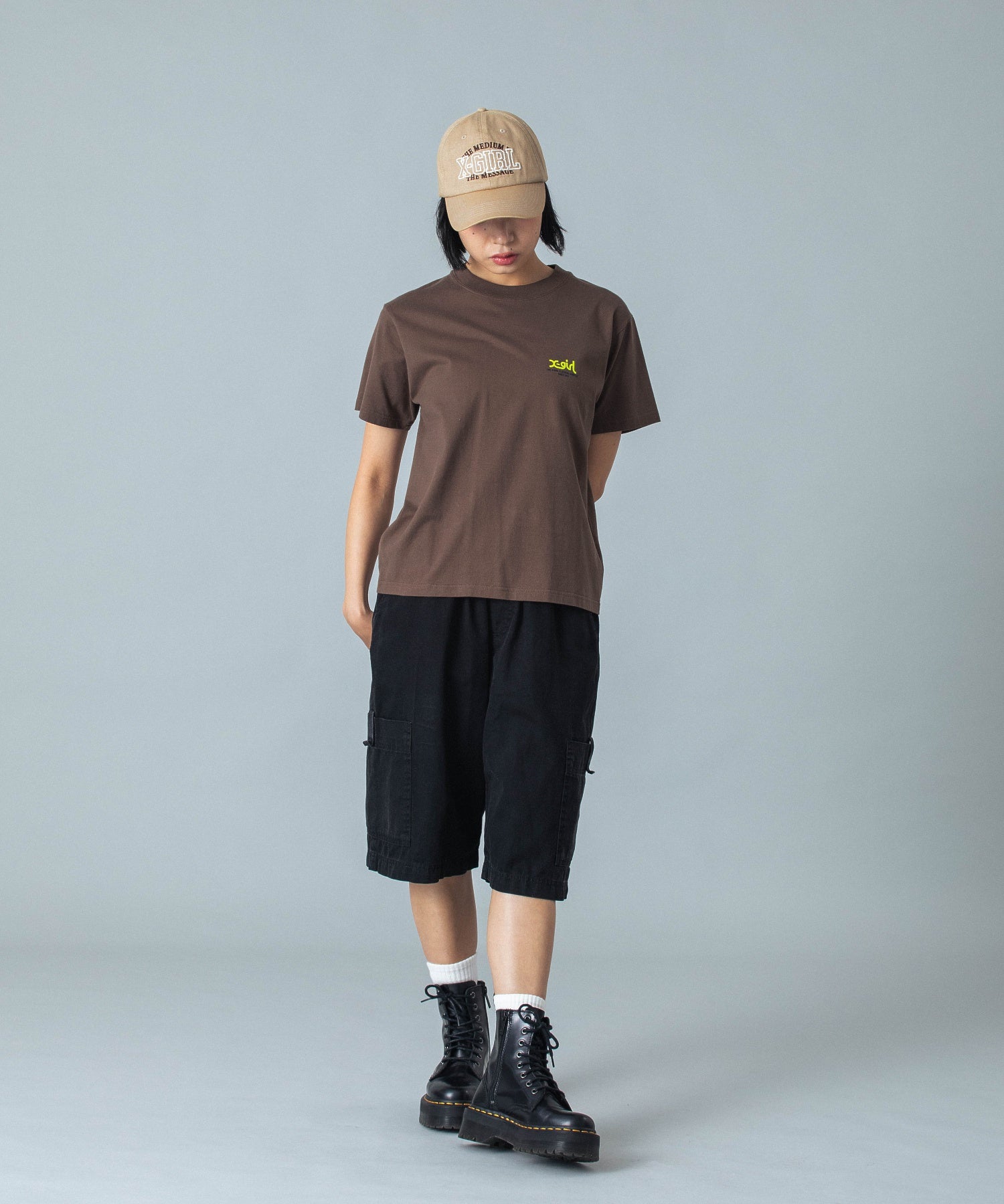 COLLEGE LOGO PIGMENT 6PANEL CAP