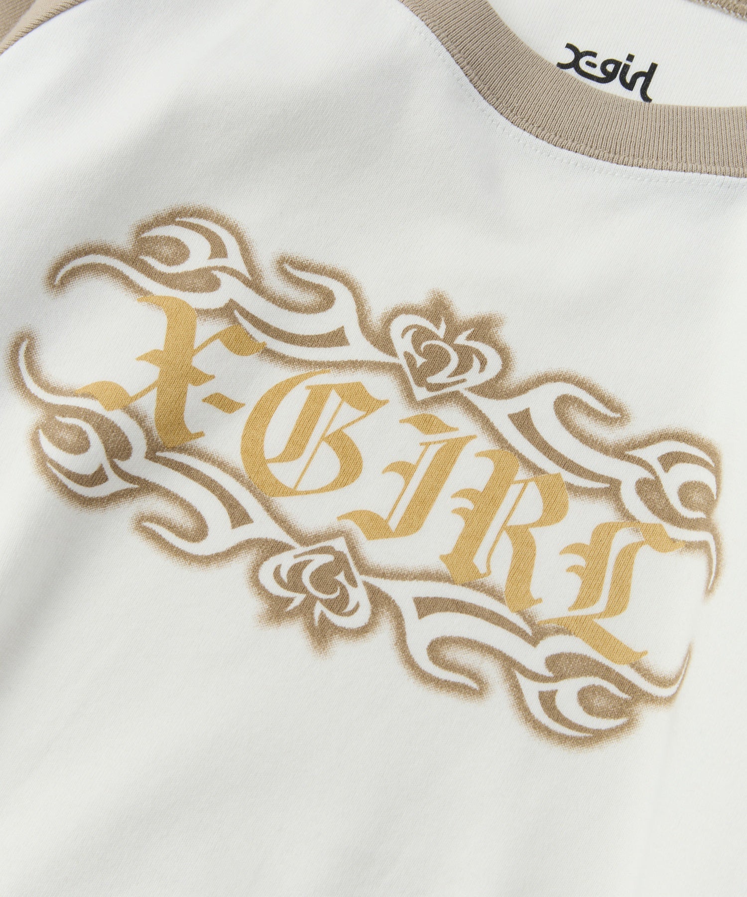 FADED TRIBAL LOGO RAGLAN L/S BABY TEE