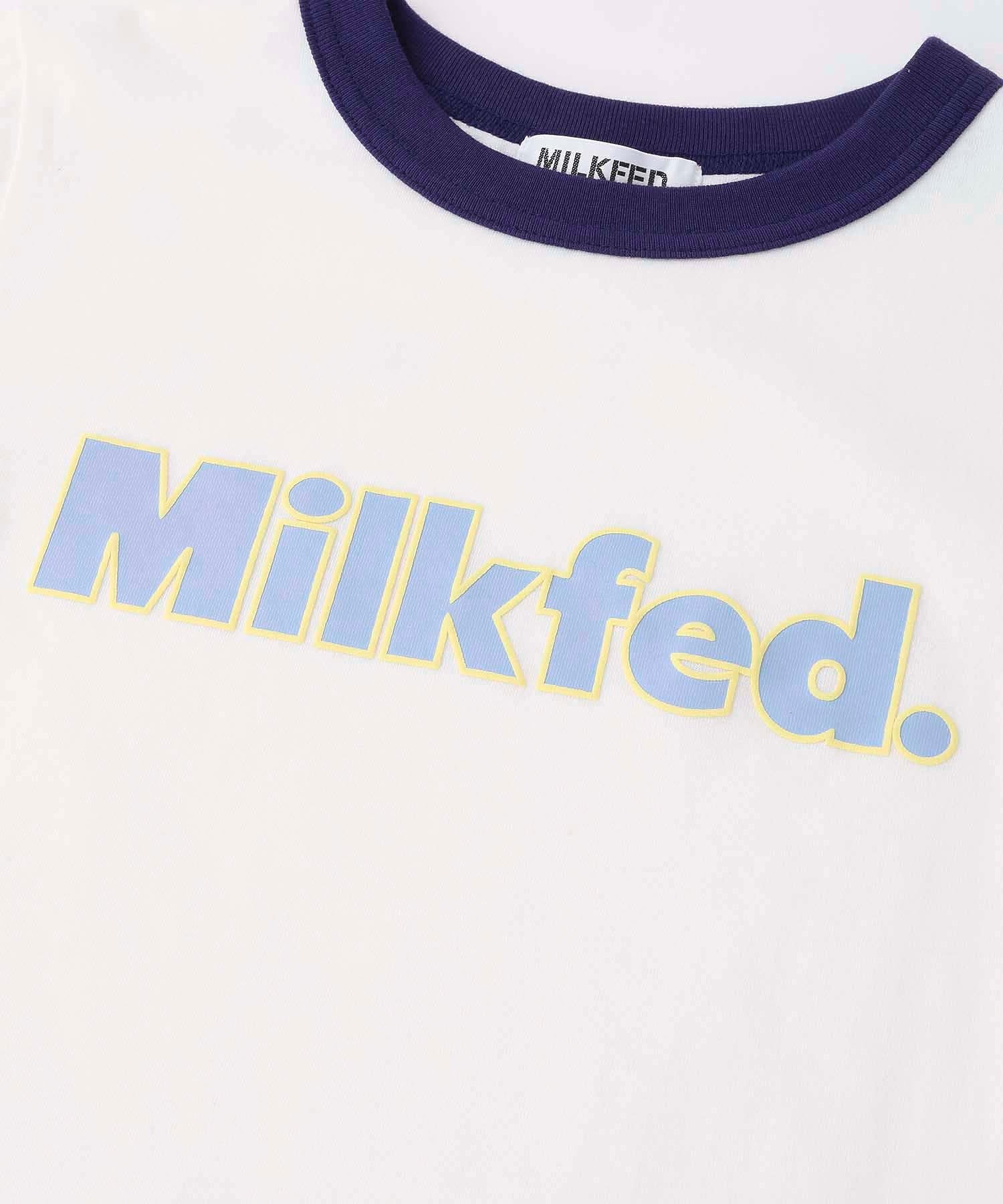 FITTED RINGER TOP MILKFED.