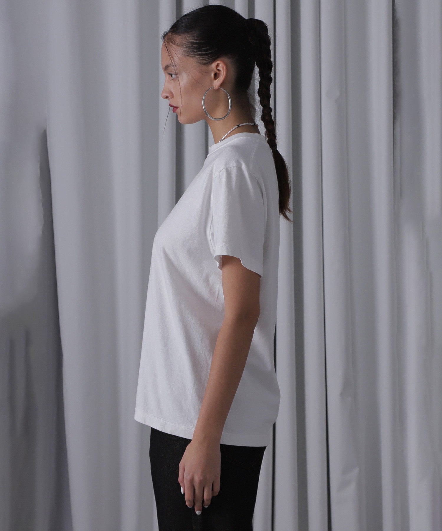 purple ROSE Tシャツ