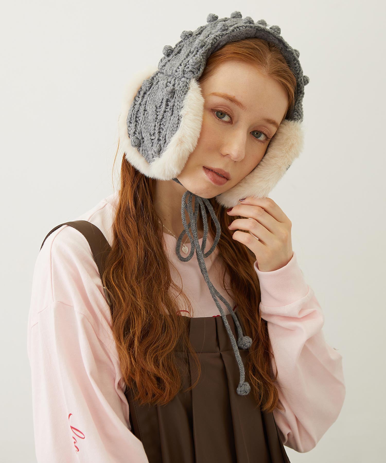 CABLE KNIT EARMUFFS